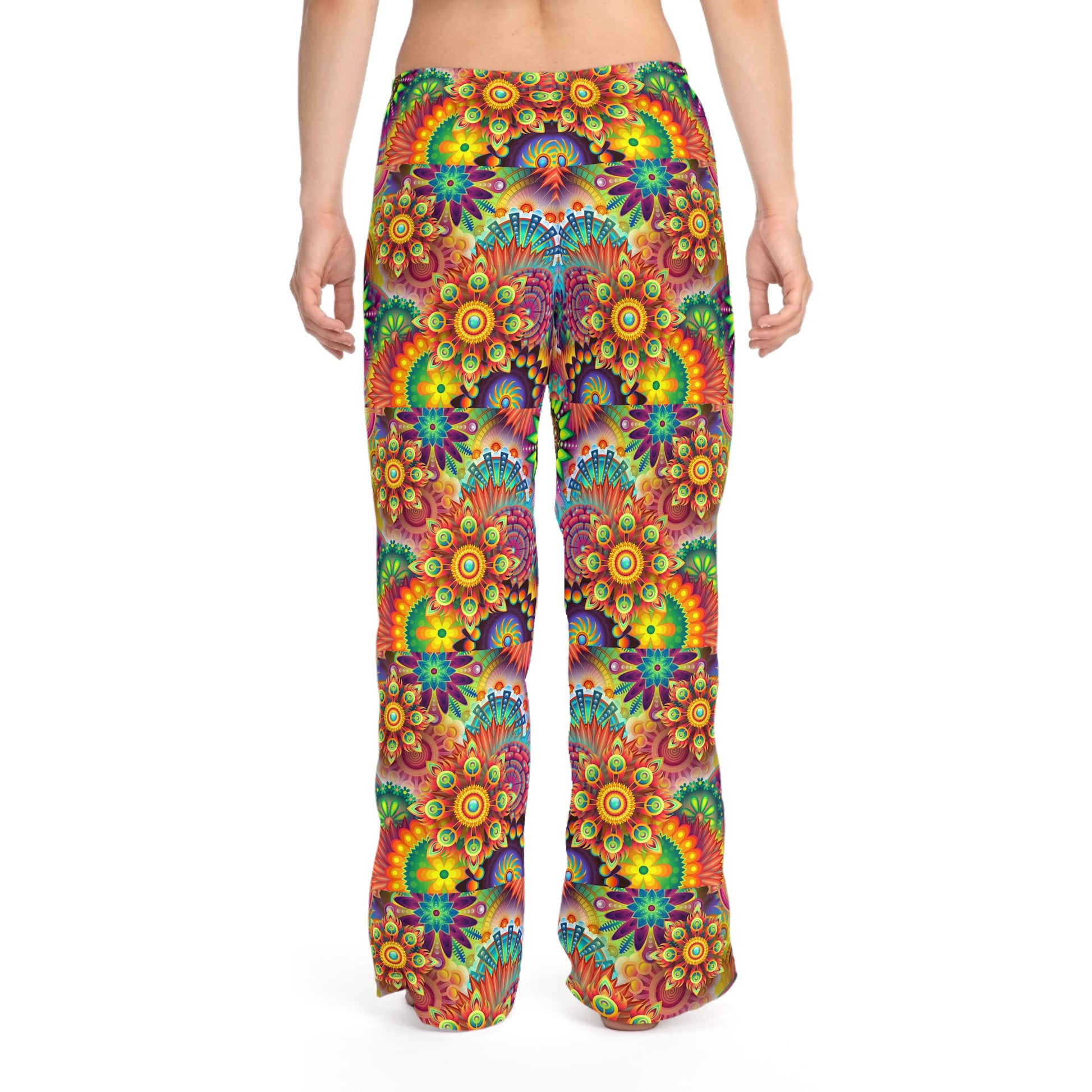 Color Burst    Women's Pajama Pants (AOP) (8543846138175)