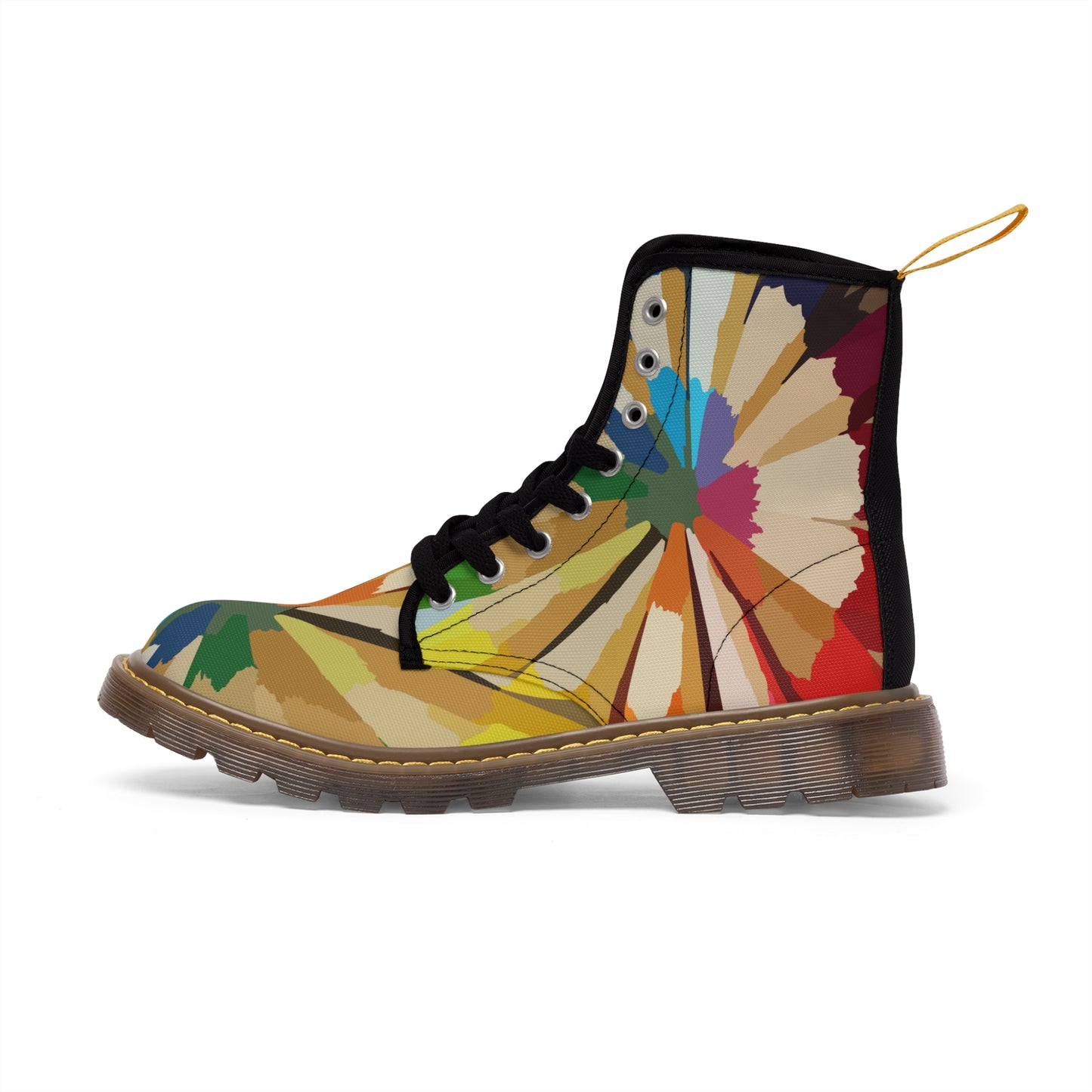 Colored pencils    Women's Canvas Boots (8539941175615)
