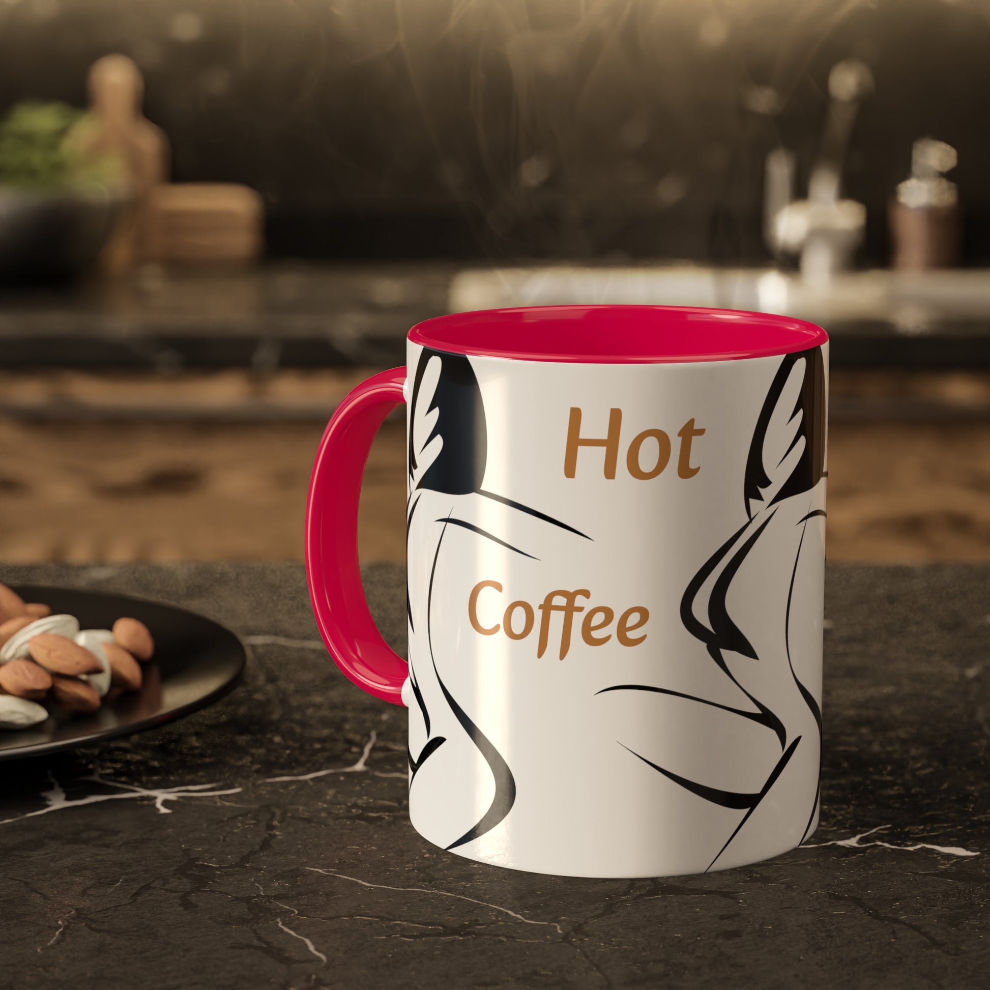 Hot Coffee Hot Tea     Colorful Mugs, 11oz (8543735447871)