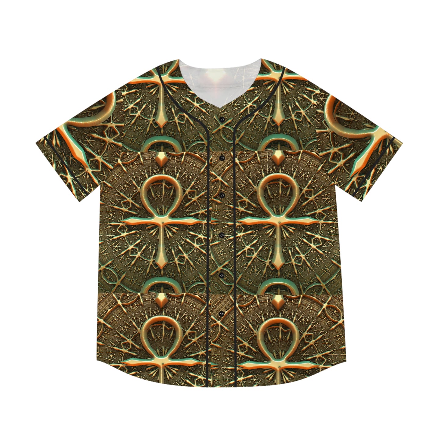 Golden Cross    Men's Baseball Jersey (AOP) (8540482044223)
