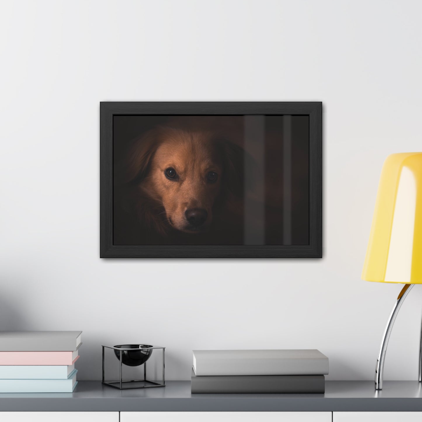 One eye dog    Framed Poster, Horizontal (8543794299199)