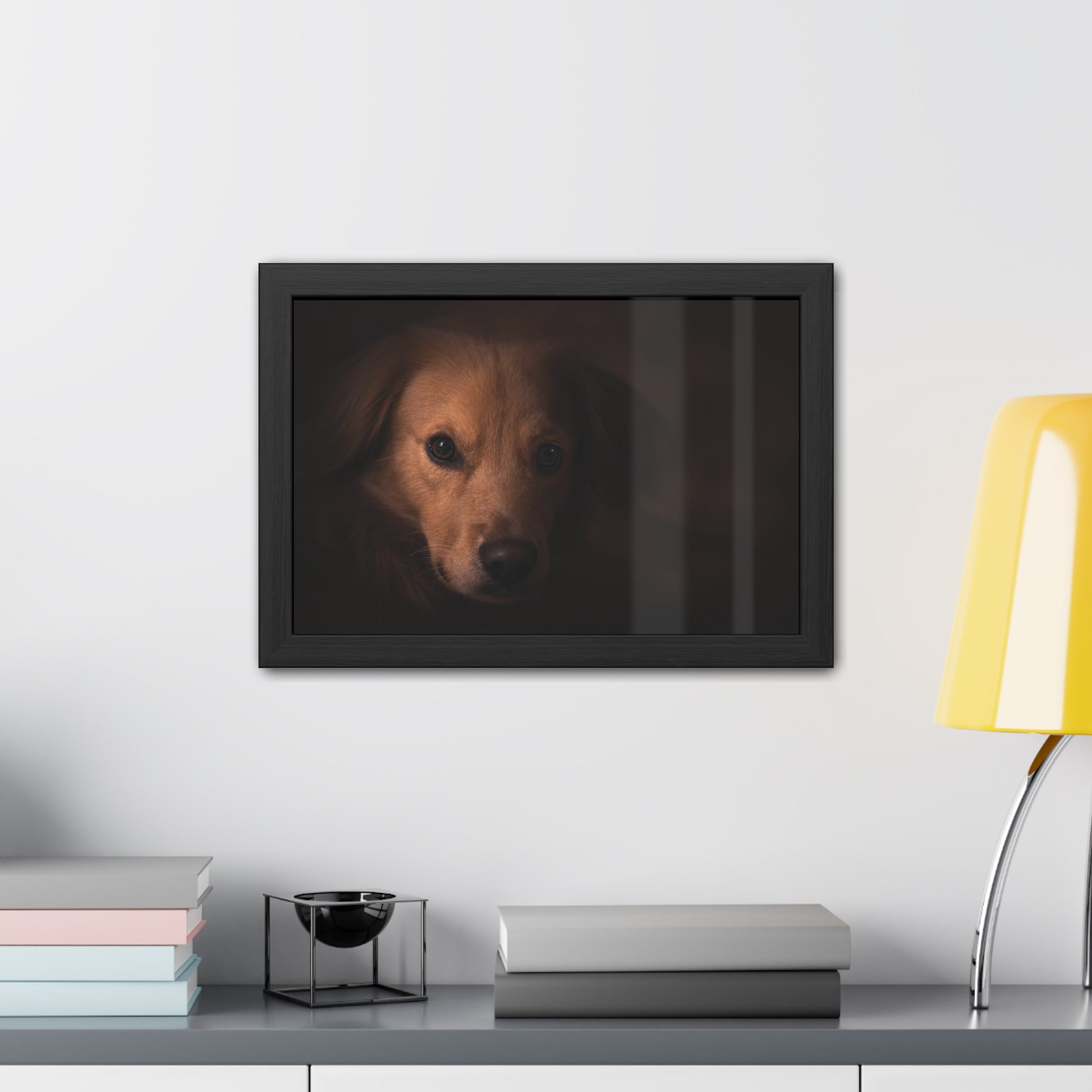 One eye dog    Framed Poster, Horizontal (8543794299199)