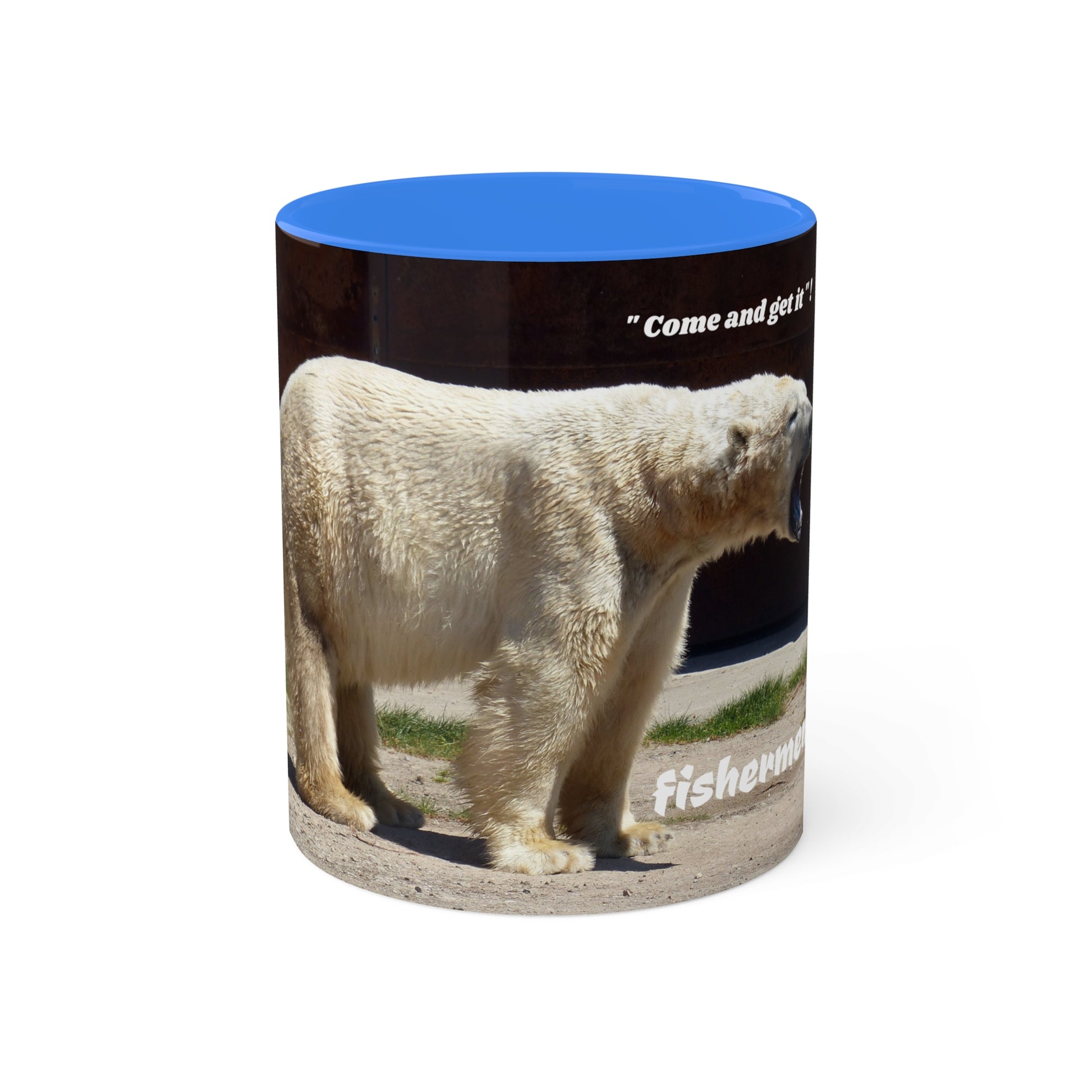 Come and get it ! fishmen Colorful Mugs, 11oz (8218070221119)