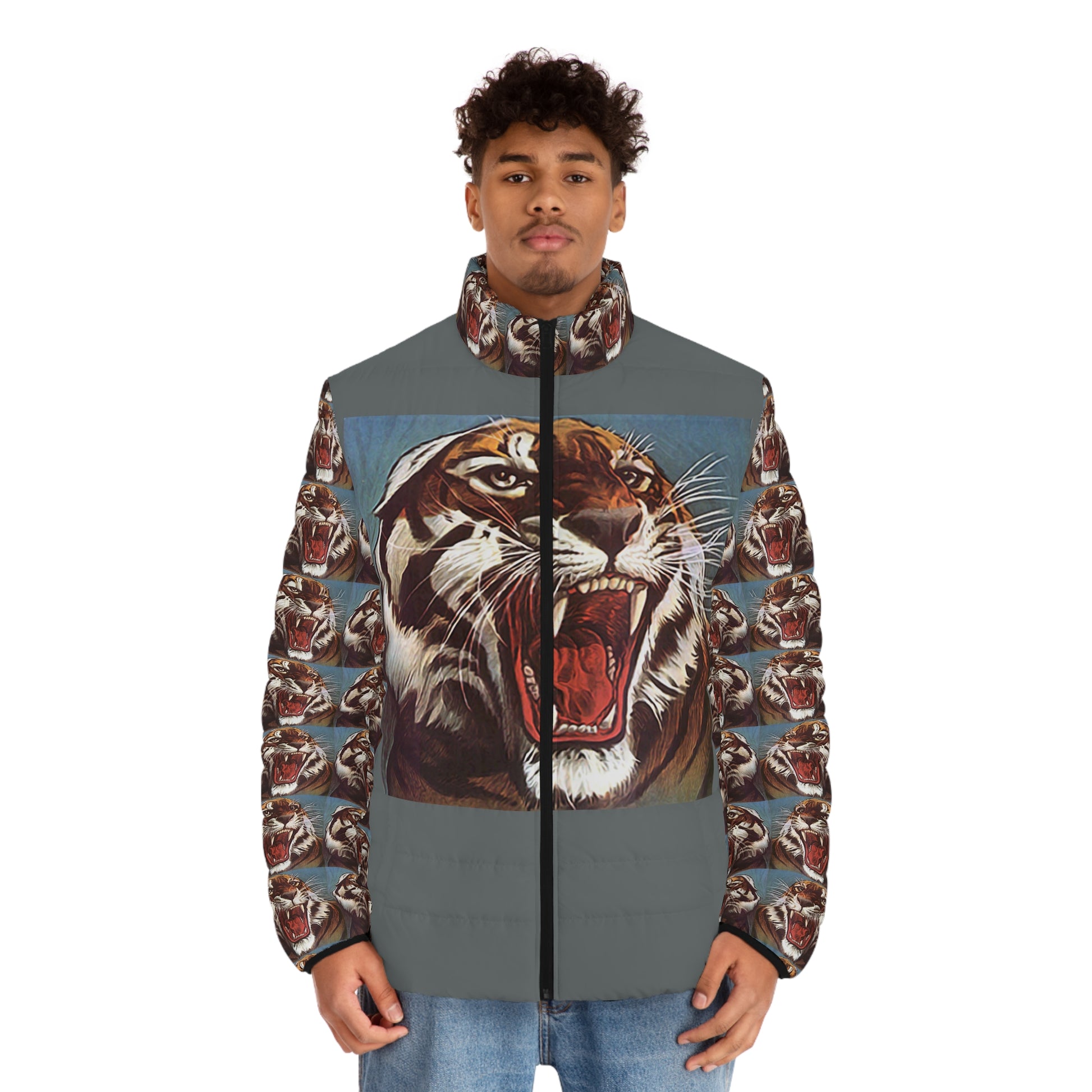 Men's Puffer Jacket (AOP) (9213351067967)