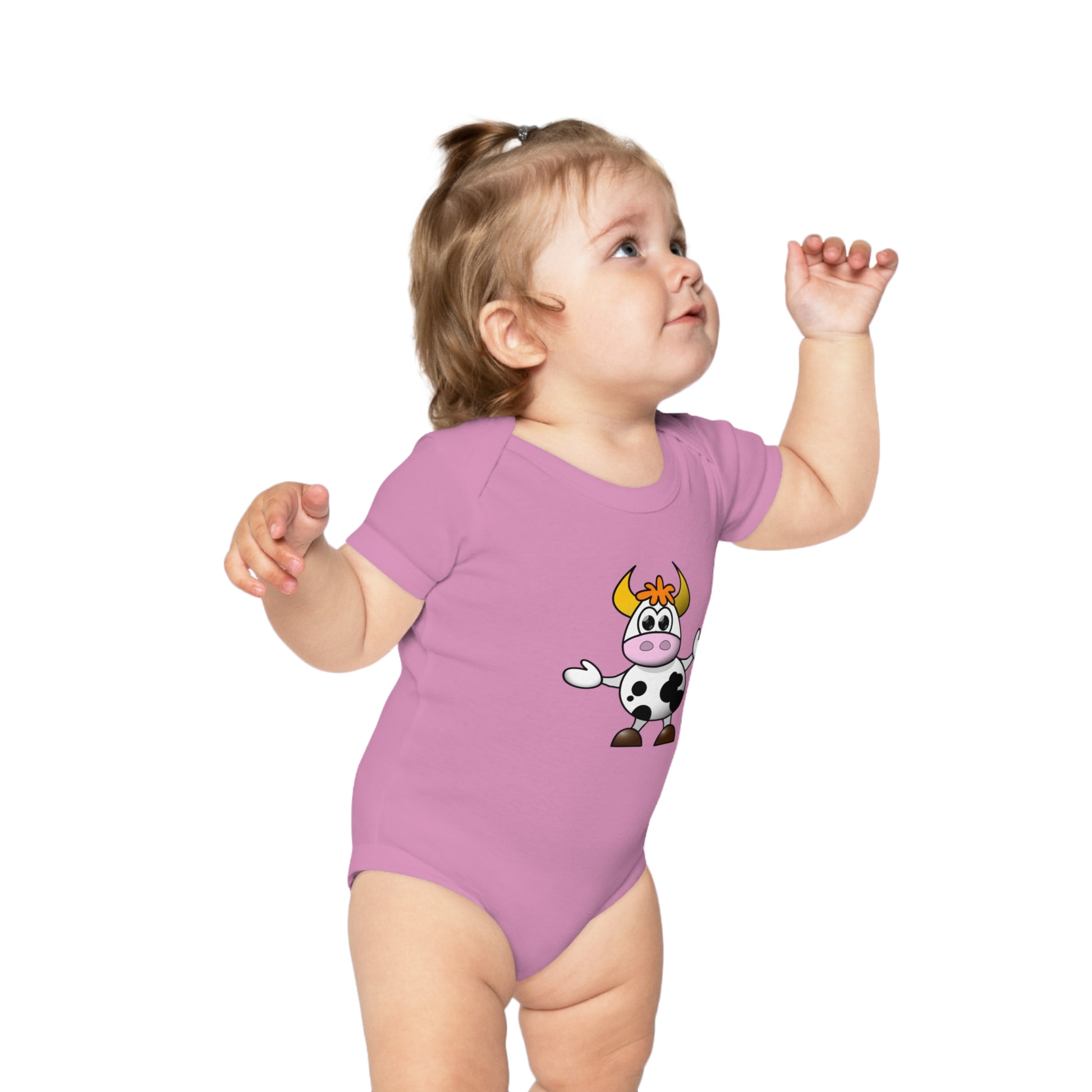 Combed Cotton Baby Bodysuit (9213357261119)
