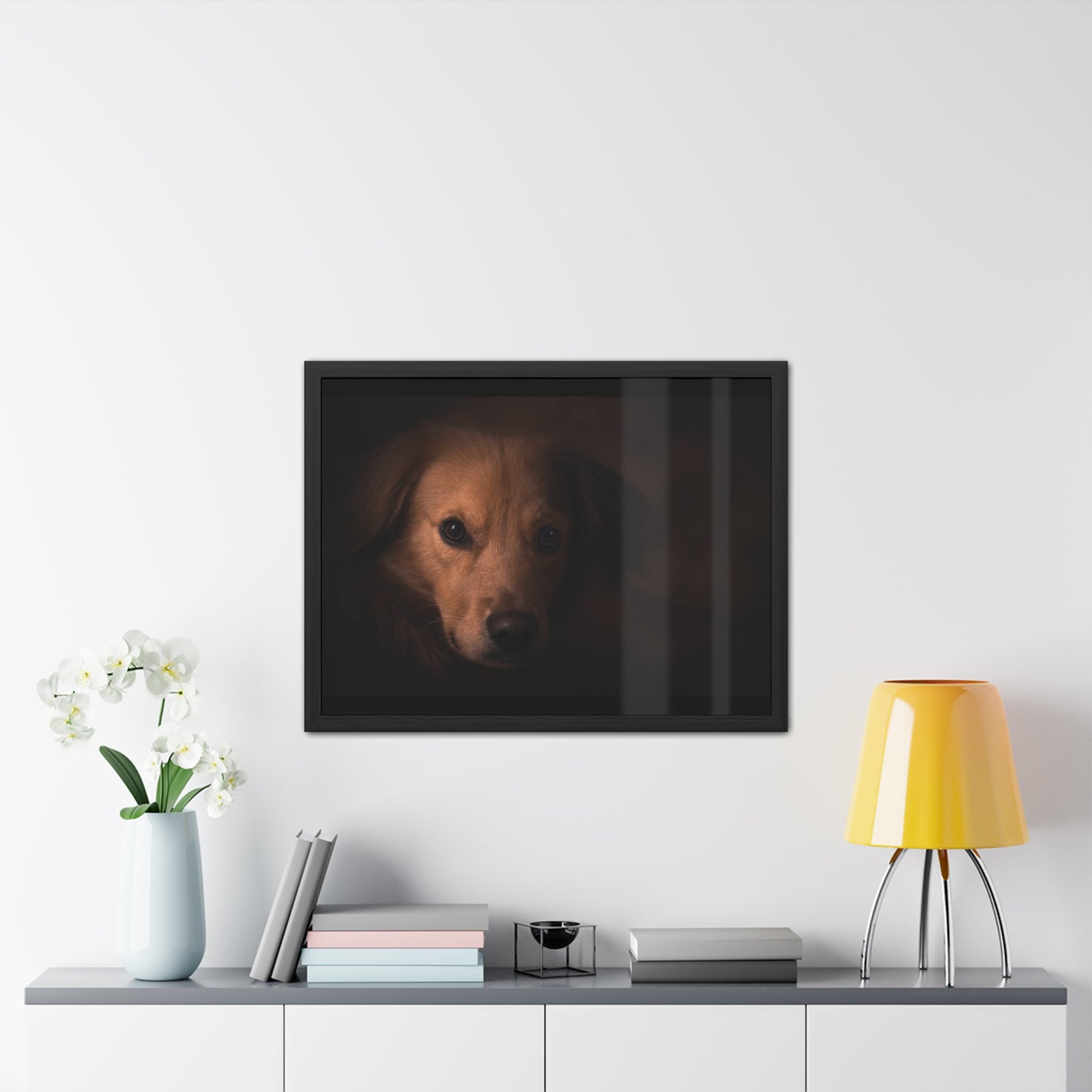 One eye dog    Framed Poster, Horizontal (8543794299199)