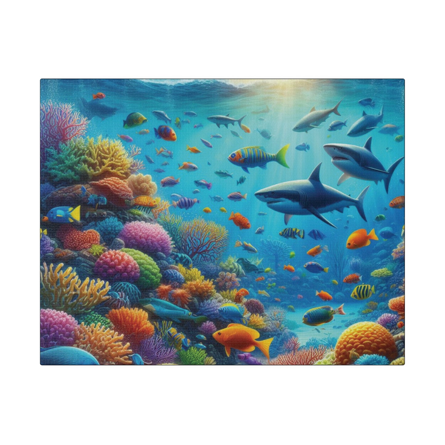 Canvas Wall Art Ocean View Matte (9726628167999)