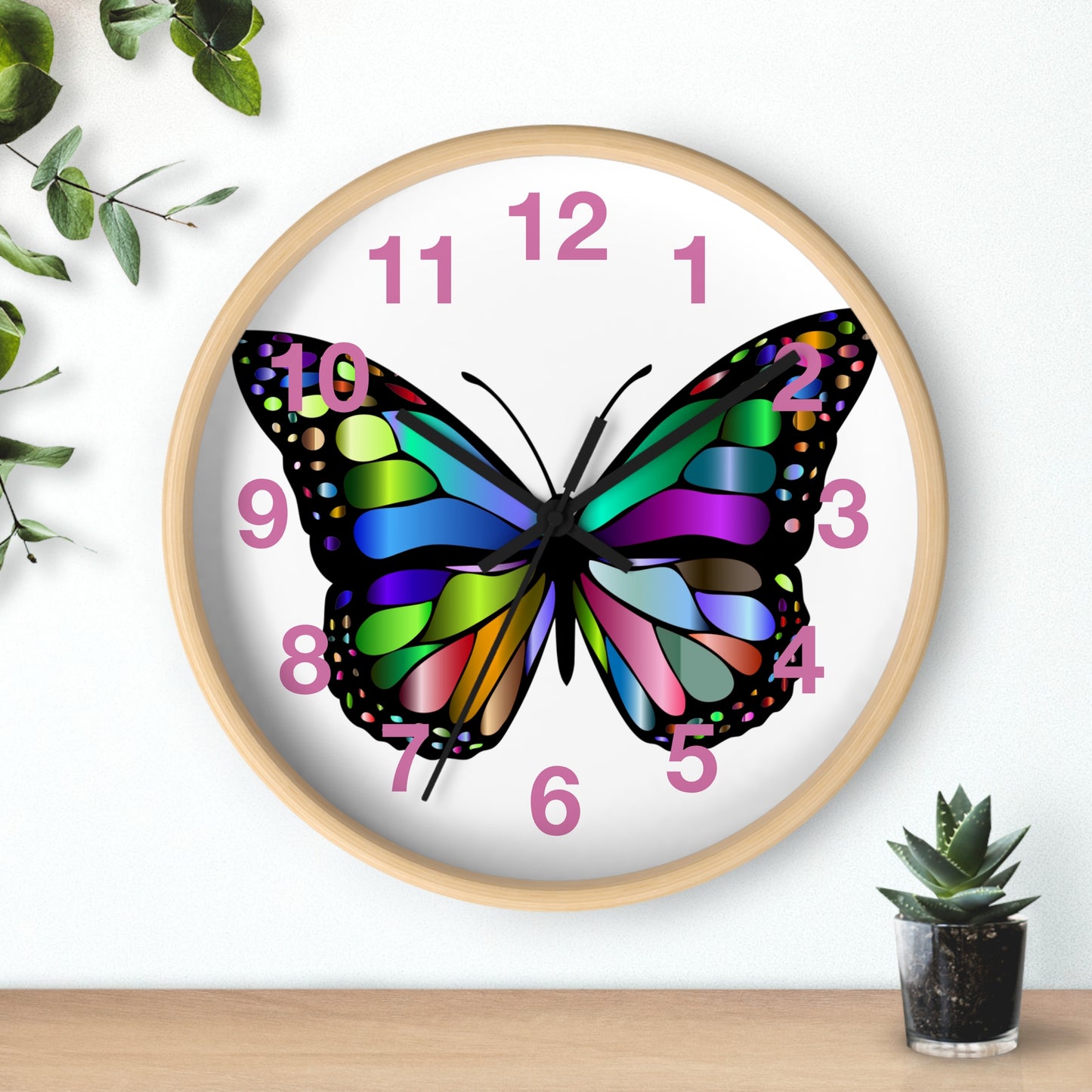 Butterfly    Wall clock (8541954769215)