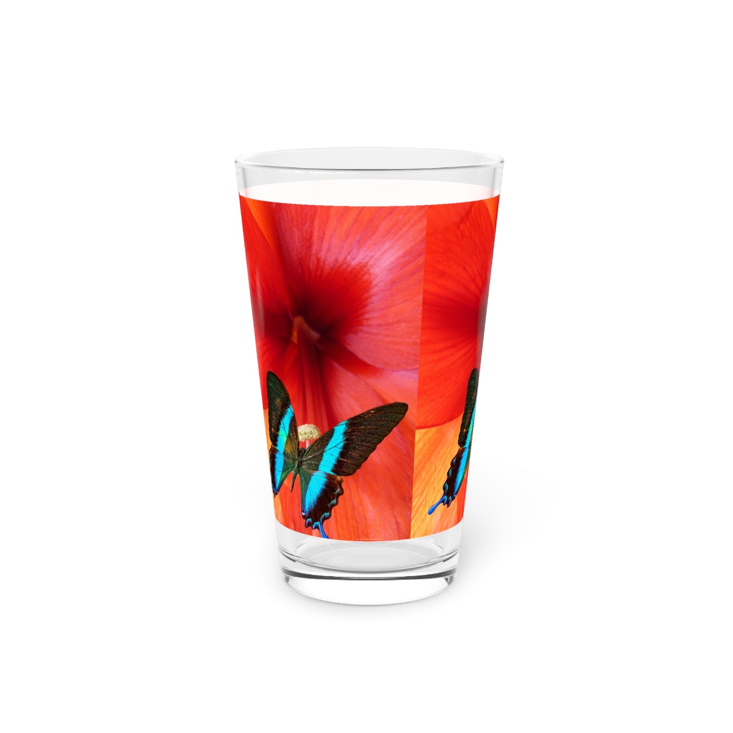 Butterfly             Pint Glass, 16oz (8543736758591)