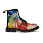 Colored pencils    Women's Canvas Boots (8539941175615)