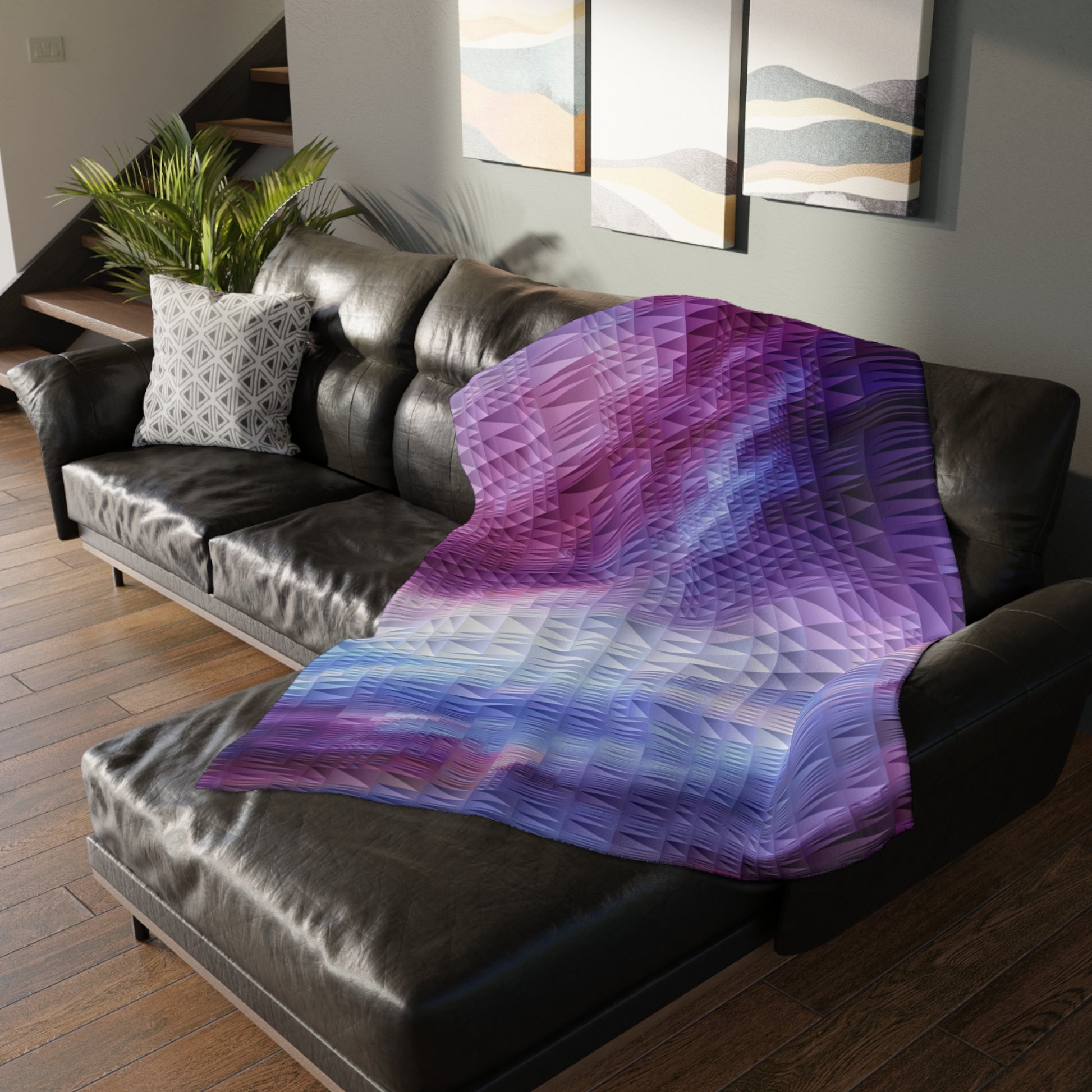 Spectrum     Velveteen Minky Blanket (Two-sided print) (8543825166655)