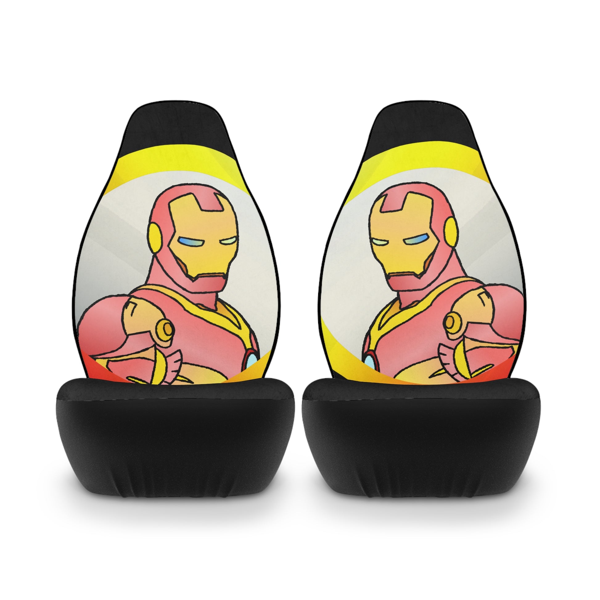 Iron man  Polyester Car Seat Covers (8540523823423)