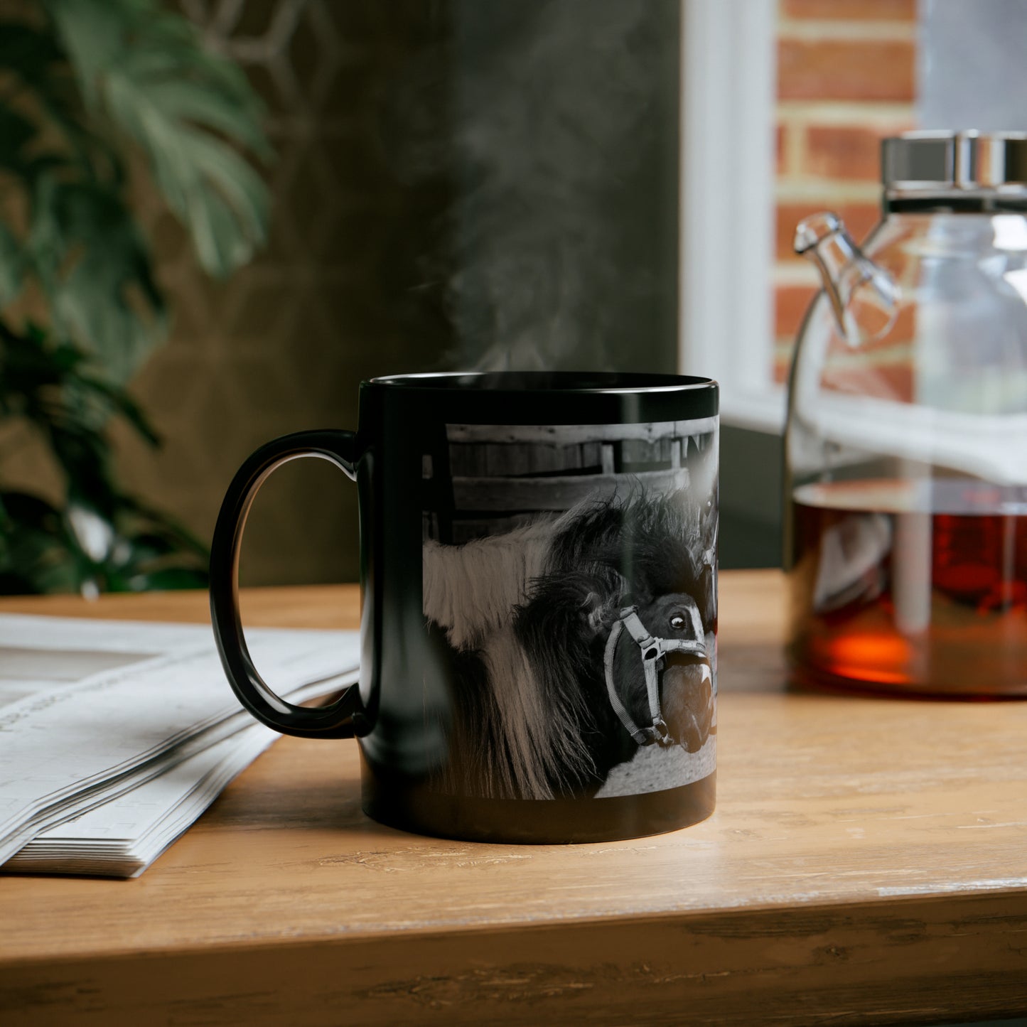 Be honest ! Dentures 11oz Black Mug (8218102300991)