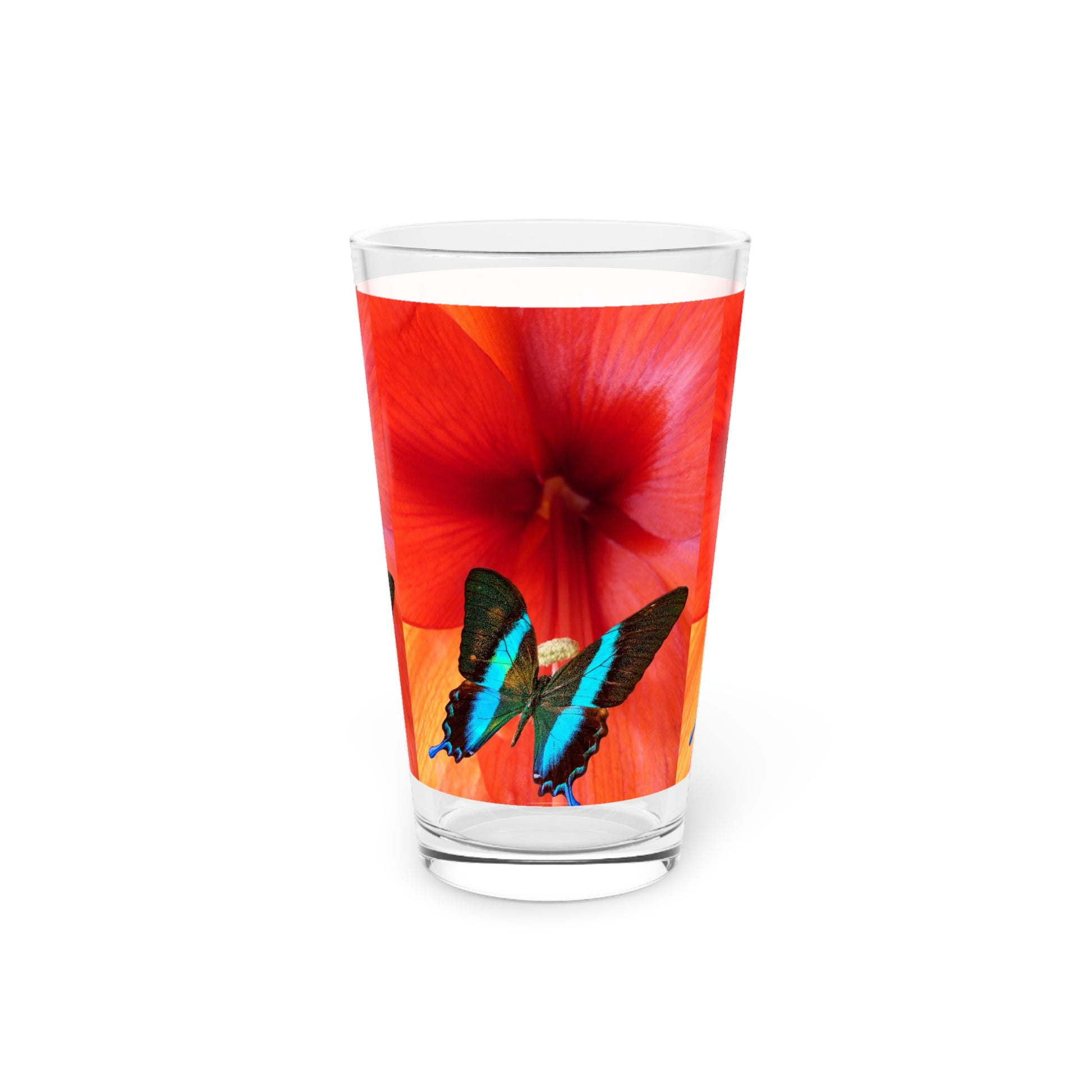 Butterfly             Pint Glass, 16oz (8543736758591)
