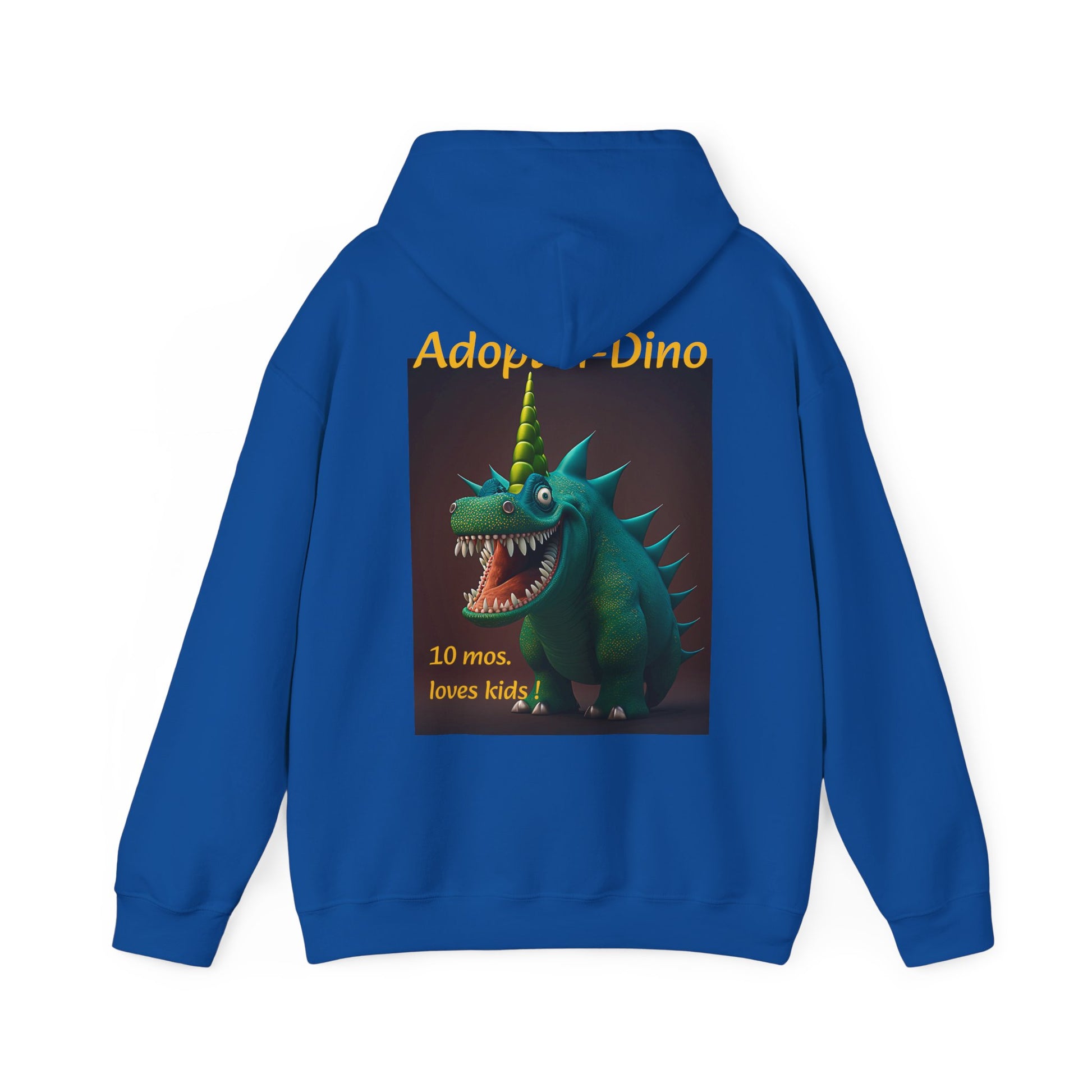 Adopt a Dino                                 Aqeaus    Unisex Heavy Blend™ Hooded Sweatshirt (9225251455295)