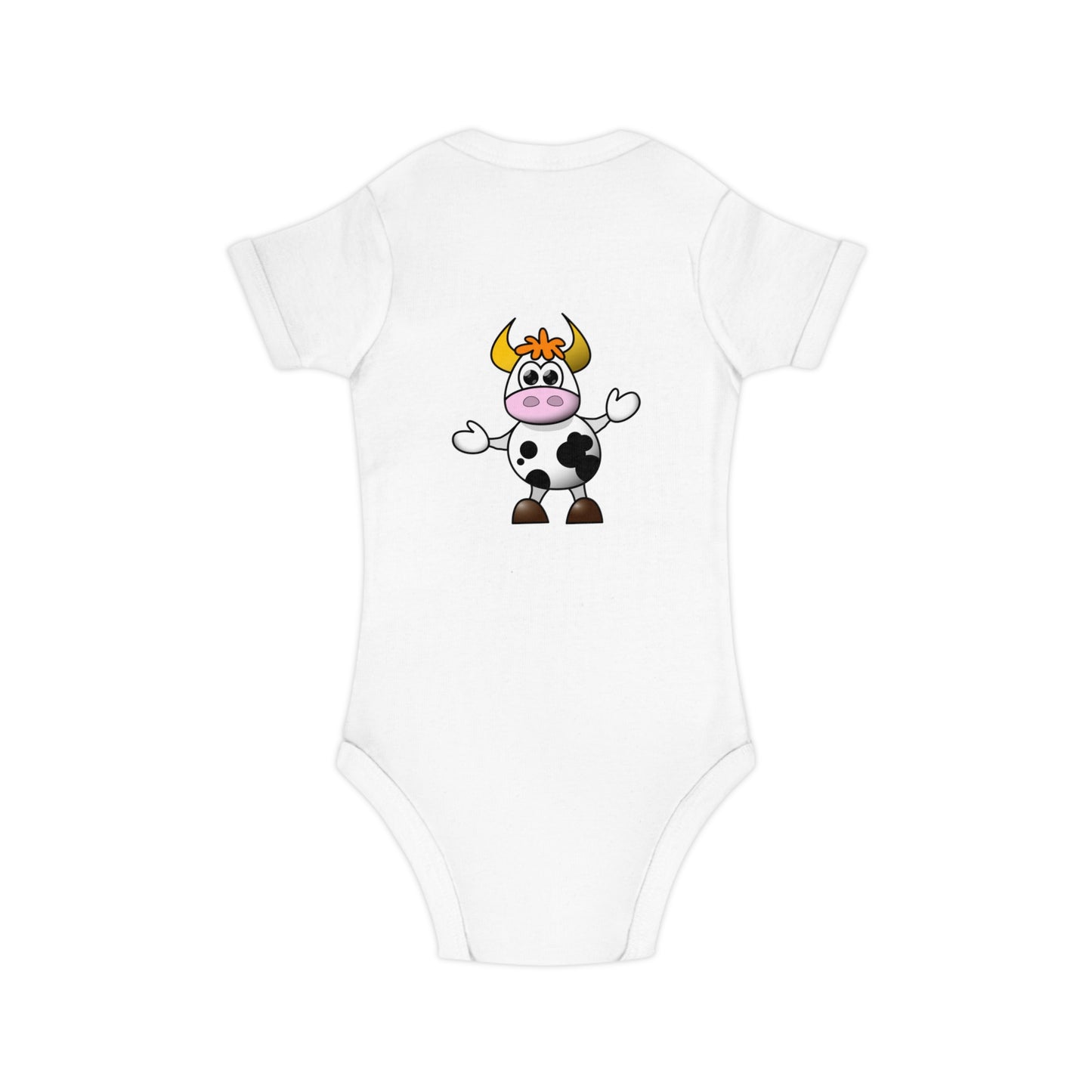 Combed Cotton Baby Bodysuit (9213357261119)