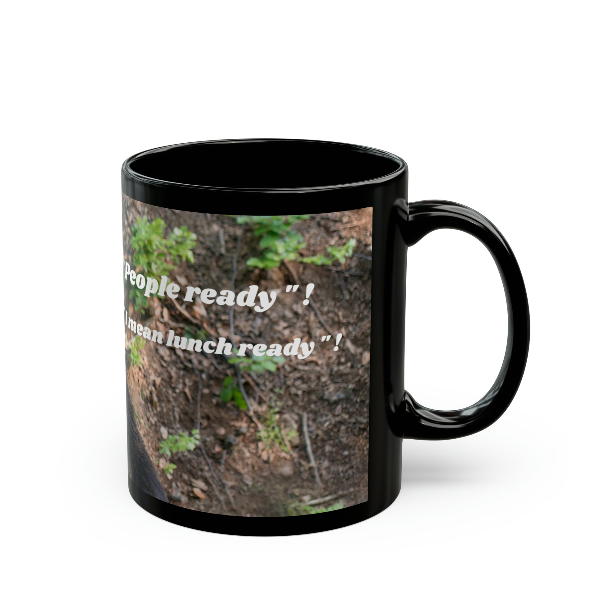 People ready ! bear11oz Black Mug (8218105577791)