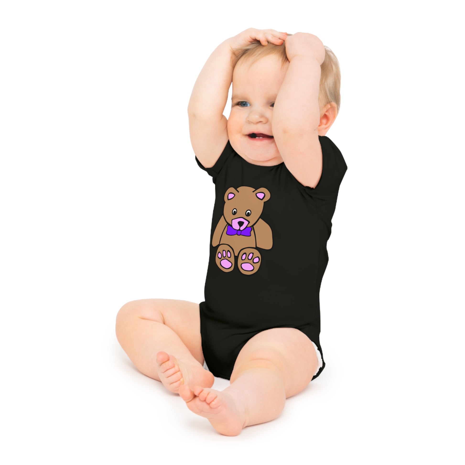 Baby Short Sleeve Bodysuit (9213356474687)