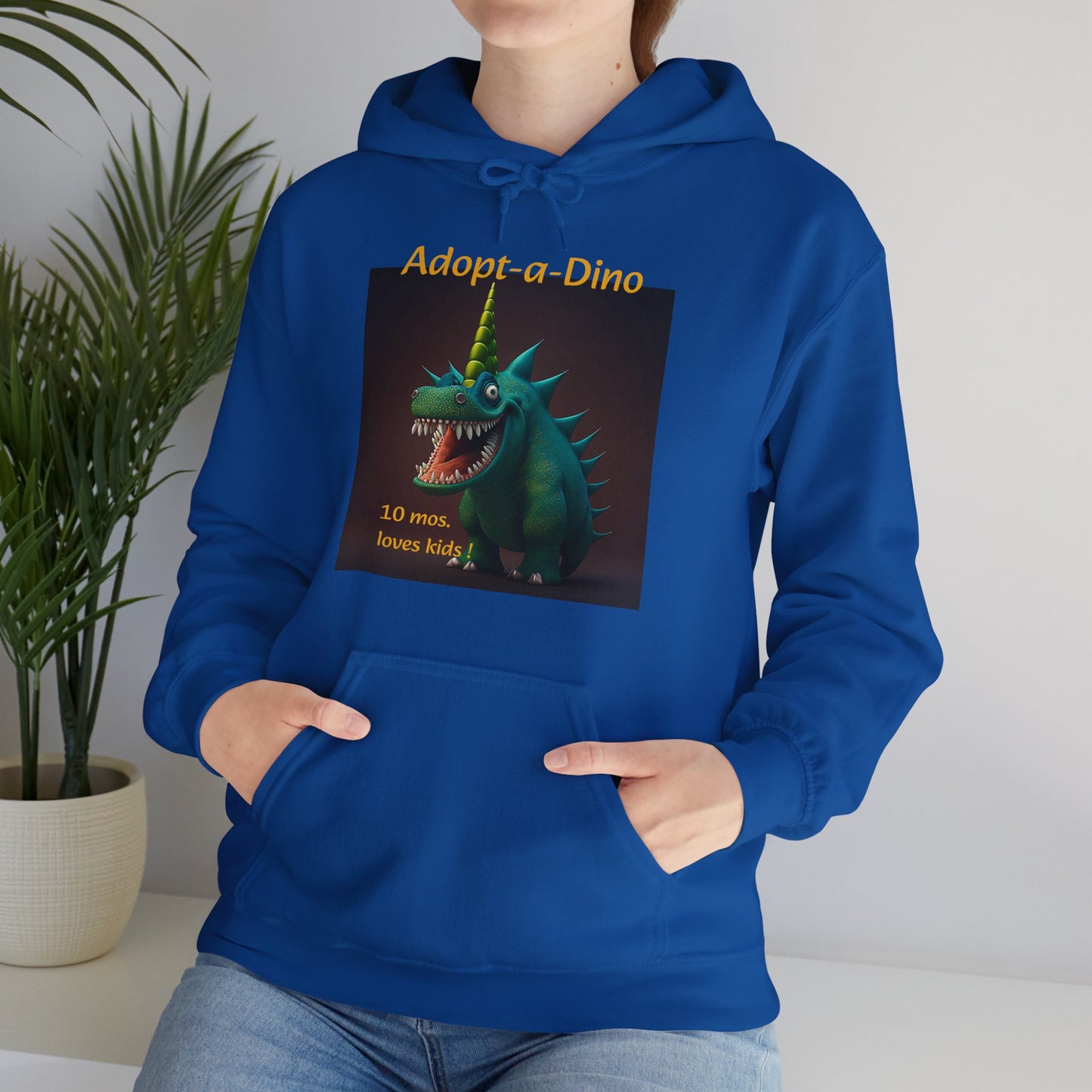 Adopt a Dino                                 Aqeaus    Unisex Heavy Blend™ Hooded Sweatshirt (9225251455295)