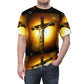 Gold Cross    Unisex AOP Cut & Sew Tee (8537717014847)