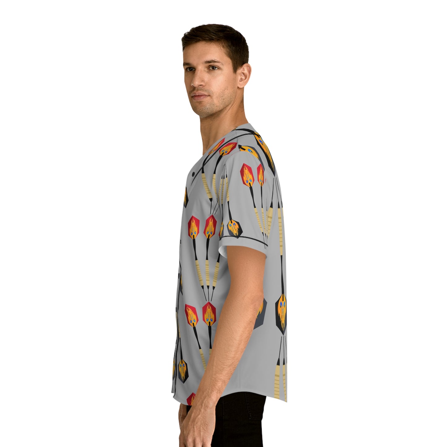 Darts   Men's Baseball Jersey (AOP) (8540517105983)