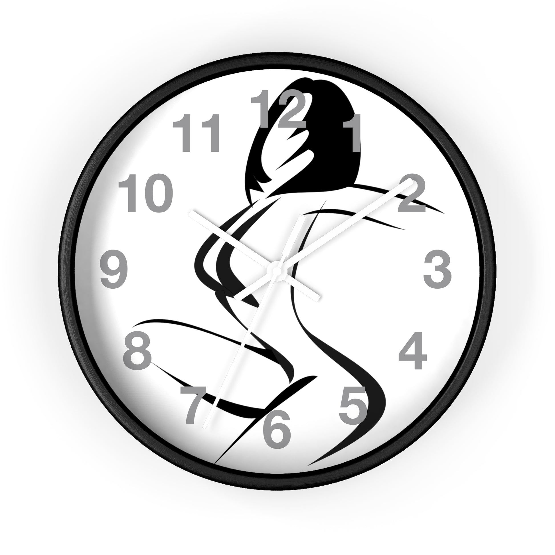 Graphic girl    Wall clock (8543731974463)