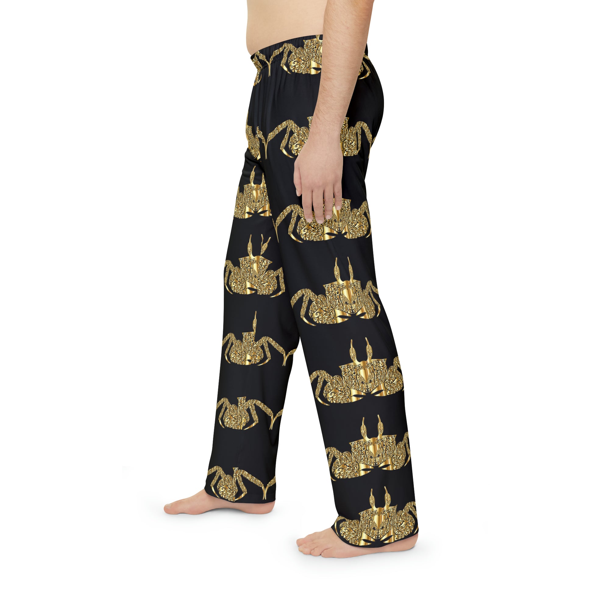 Golden crab  - Men's Pajama Pants (8196369744191)
