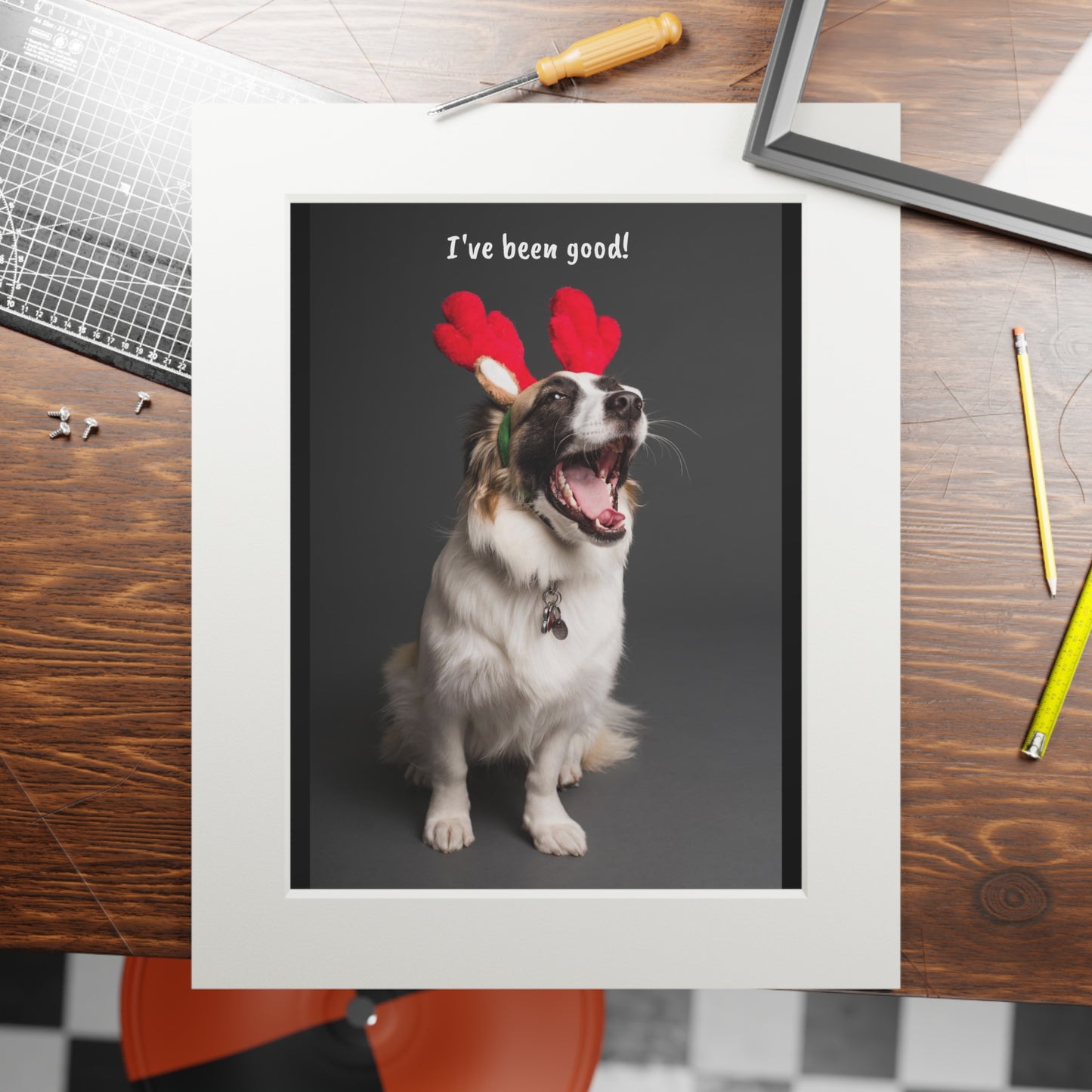 I've been good ! -Fine Art Prints (Passepartout Paper Frame) (8196398481727)