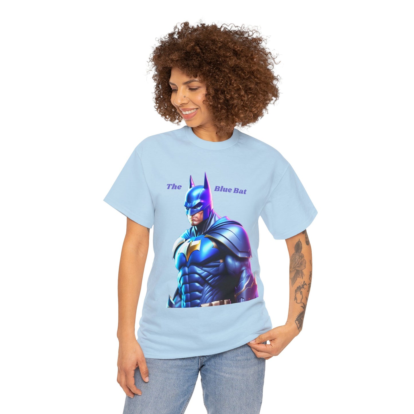 The Blue Bat   Unisex Heavy Cotton Tee (9002923589951)
