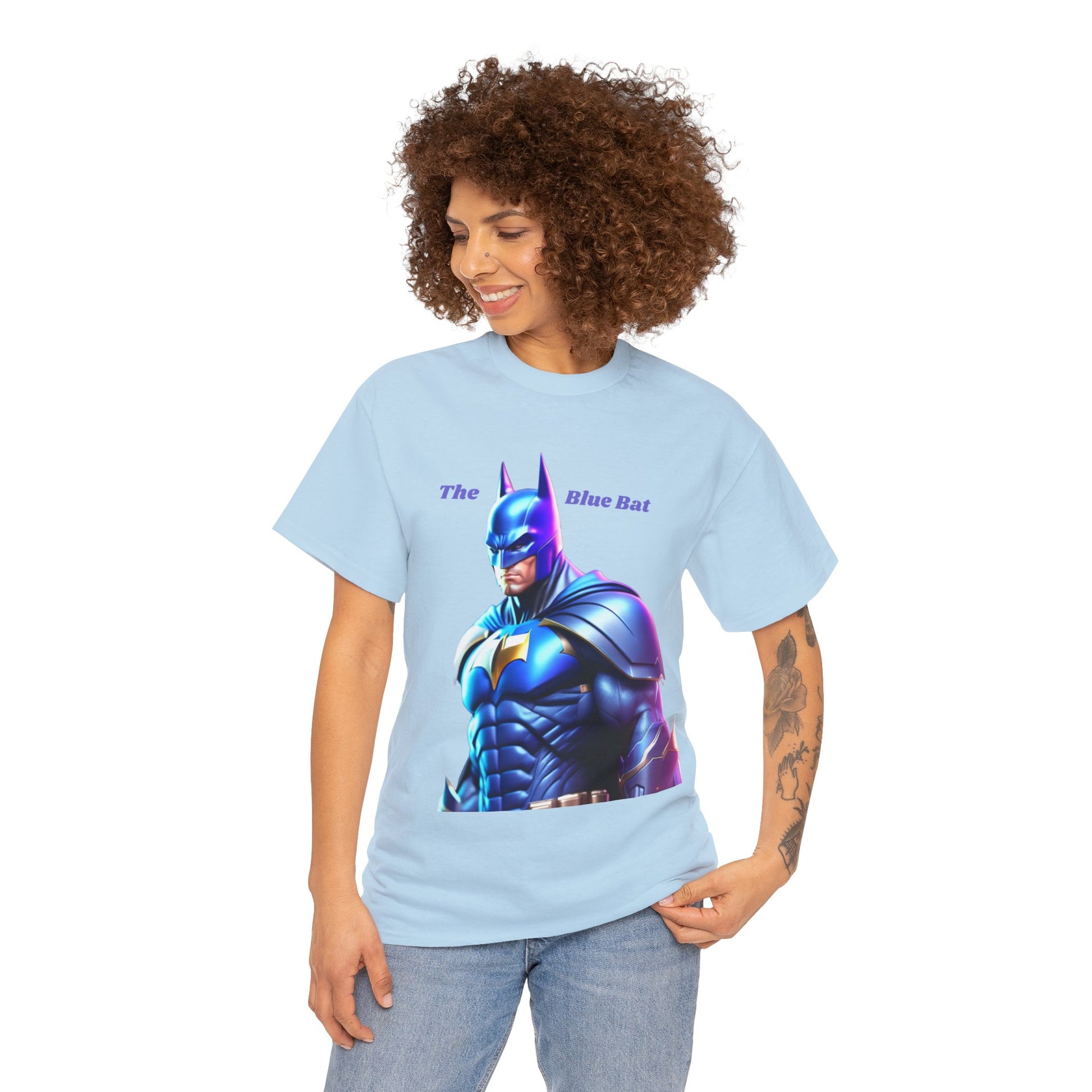The Blue Bat   Unisex Heavy Cotton Tee (9002923589951)
