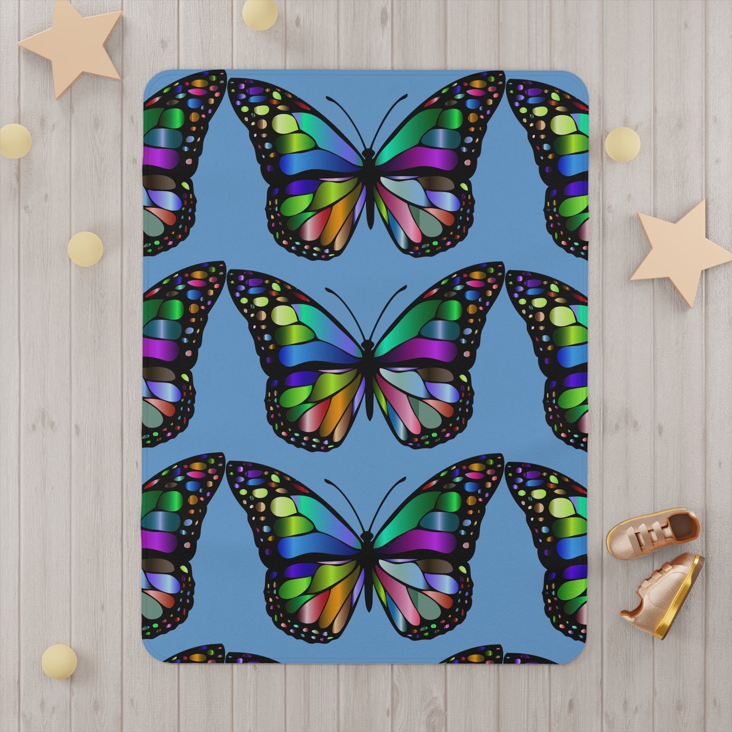 Butterfly     Toddler Blanket (8543741116735)