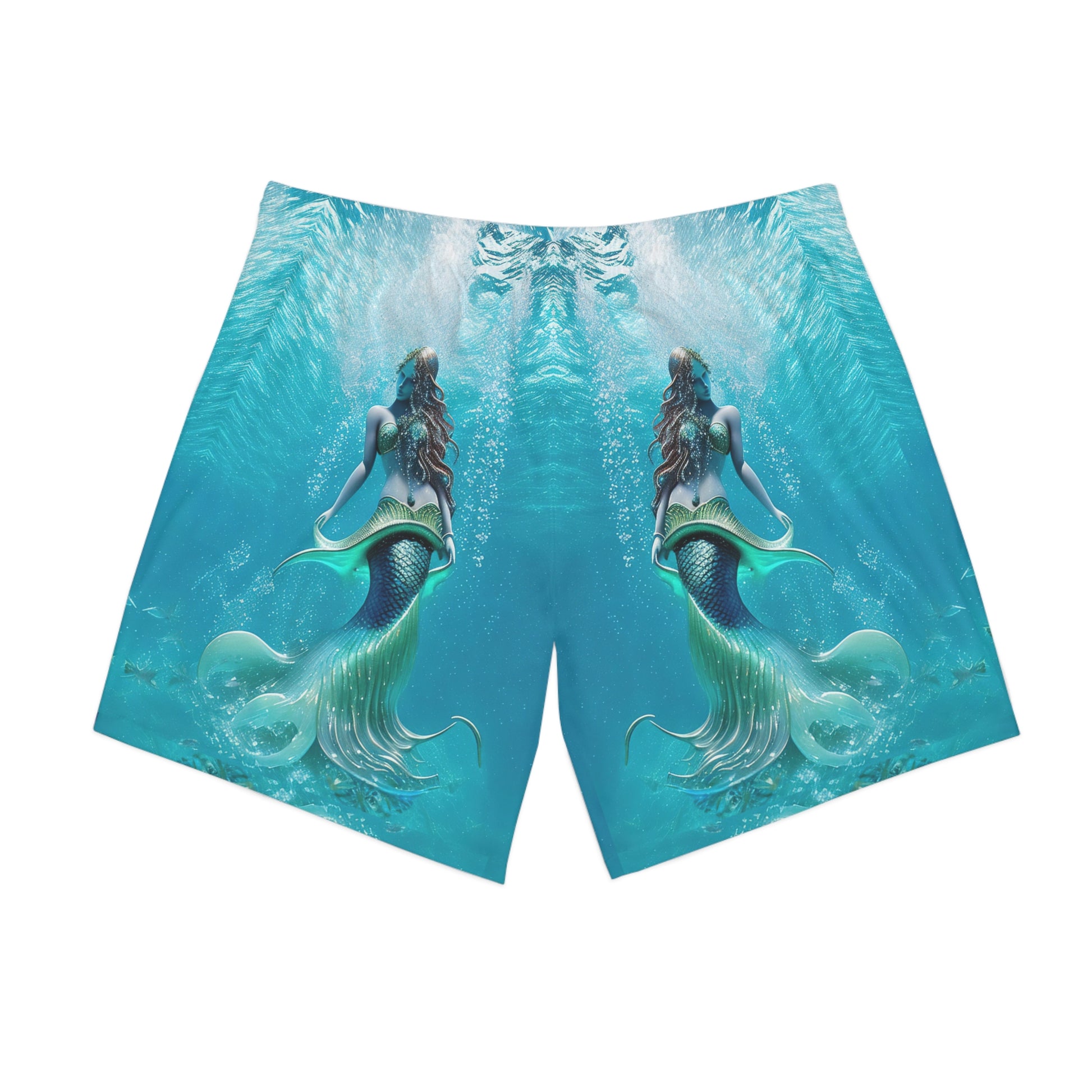 Men's Elastic Beach Shorts (AOP) (9213398122815)