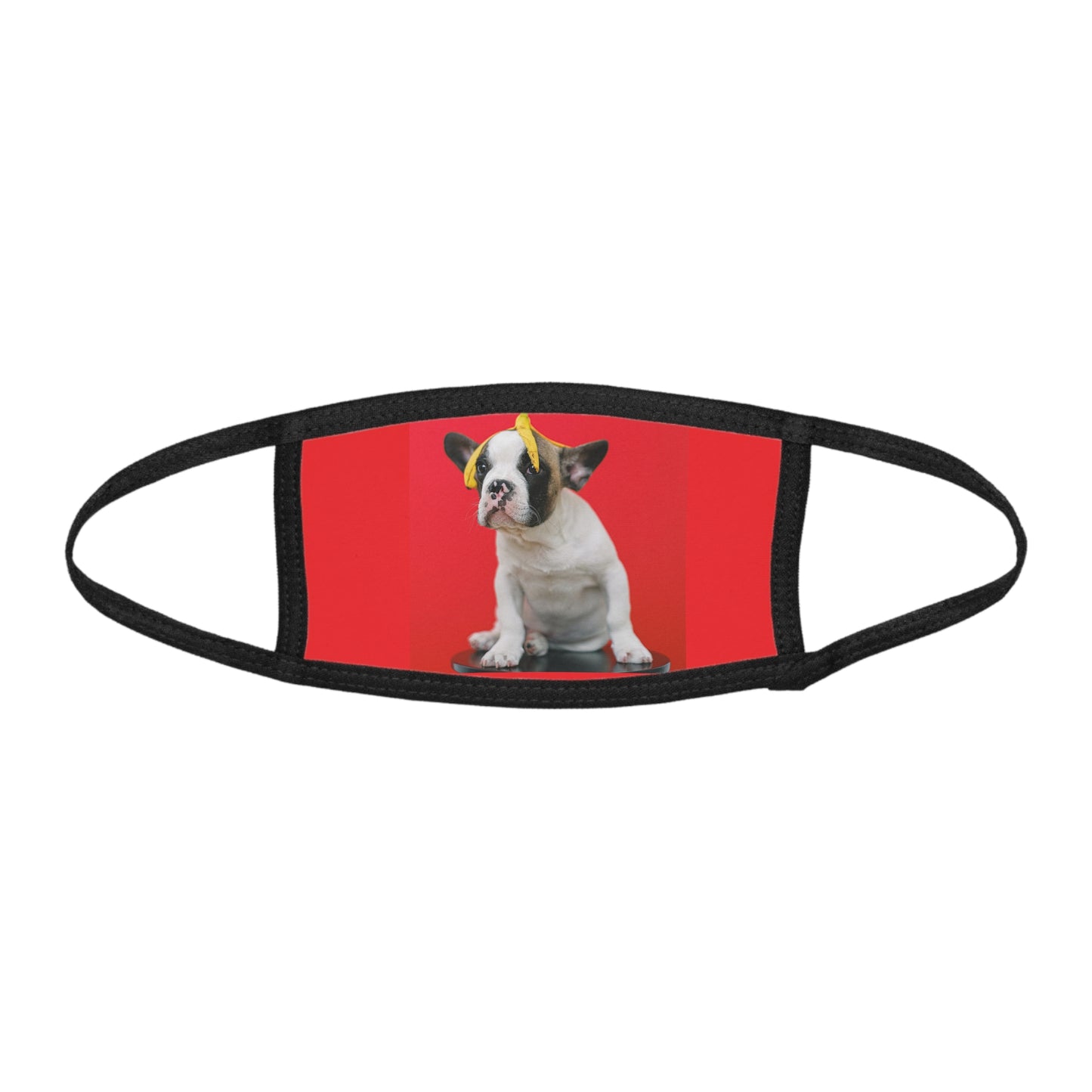 Puppy and banana      Kid's Face Mask (8541958603071)