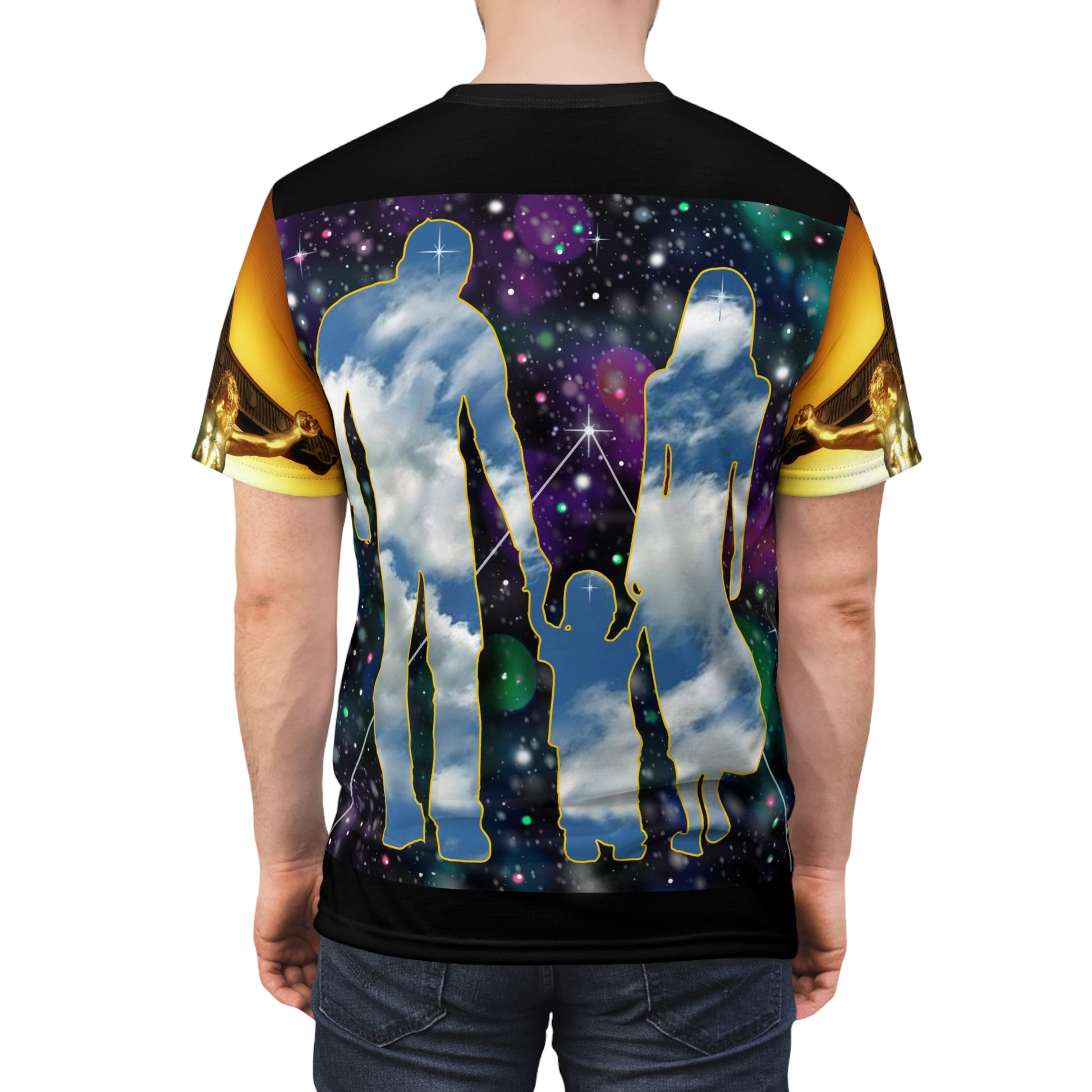 Gold Cross    Unisex AOP Cut & Sew Tee (8537717014847)