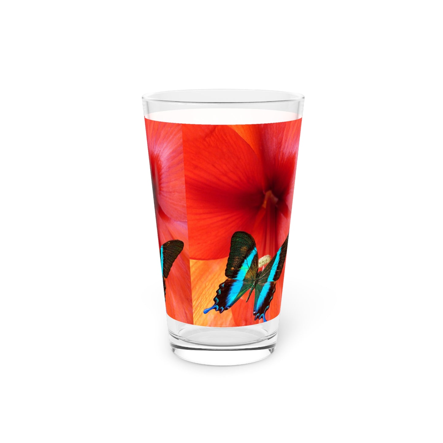 Butterfly             Pint Glass, 16oz (8543736758591)