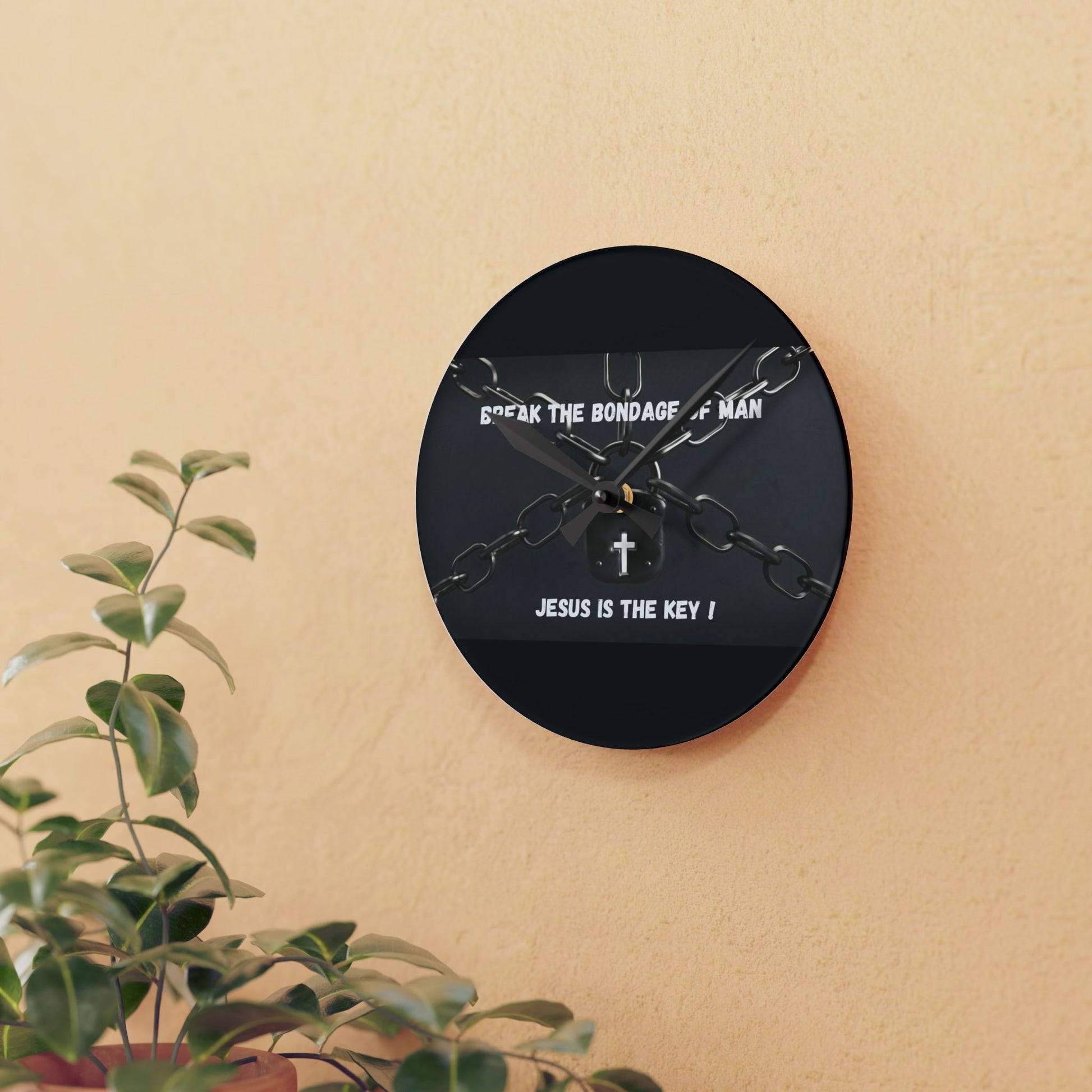 Acrylic Wall Clock (9645645857087)