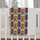 Mouse with fruit   Toddler Blanket (8543775555903)