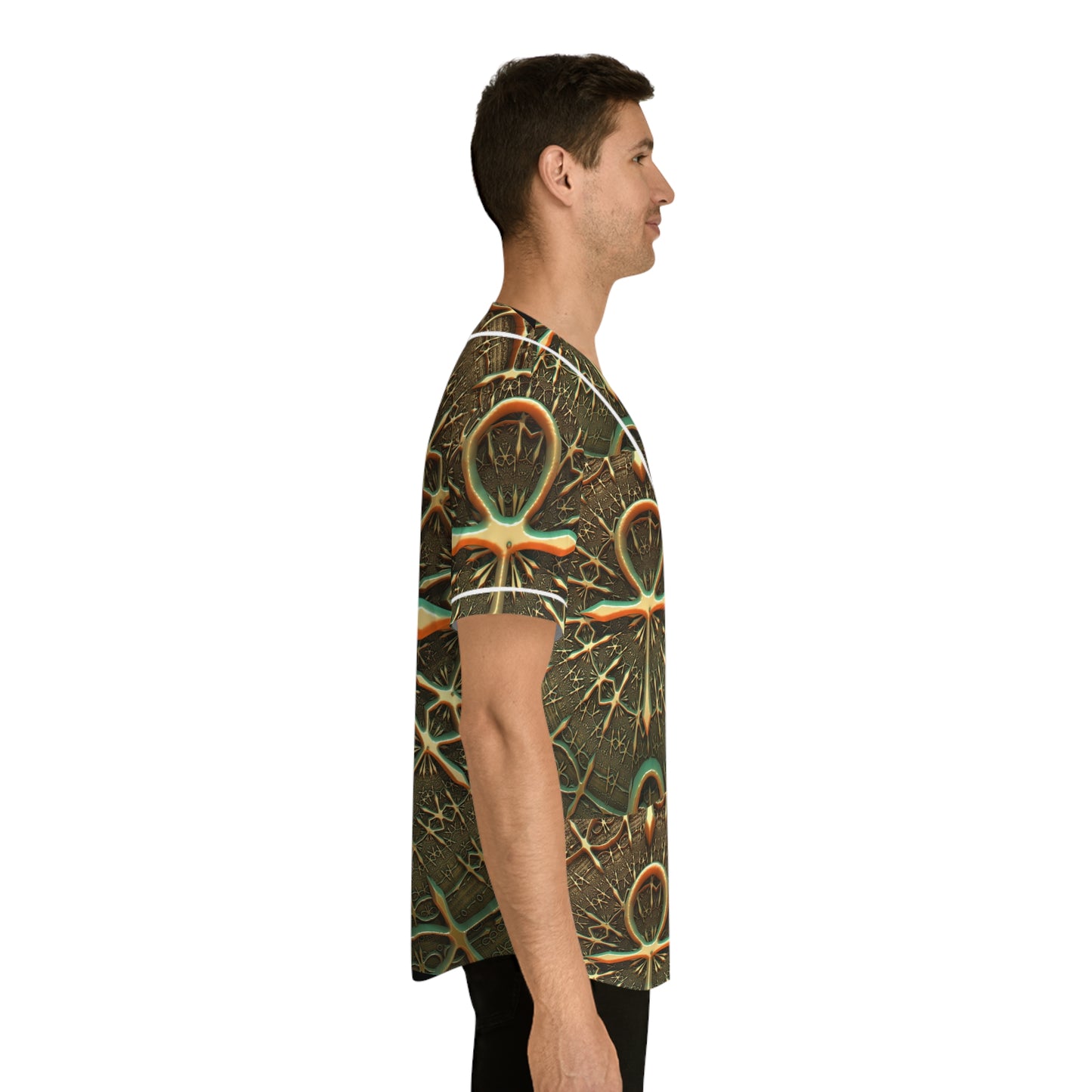 Golden Cross    Men's Baseball Jersey (AOP) (8540482044223)