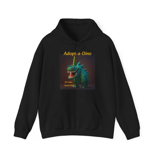 Adopt a Dino                                 Aqeaus    Unisex Heavy Blend™ Hooded Sweatshirt (9225251455295)
