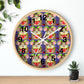 Mouse with fruit   Wall clock (8541955916095)