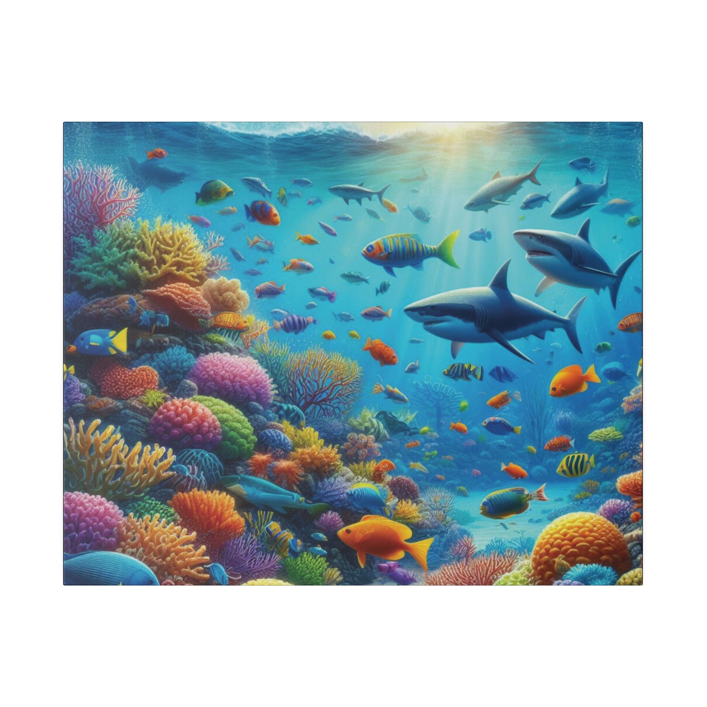 Canvas Wall Art Ocean View Matte (9726628167999)