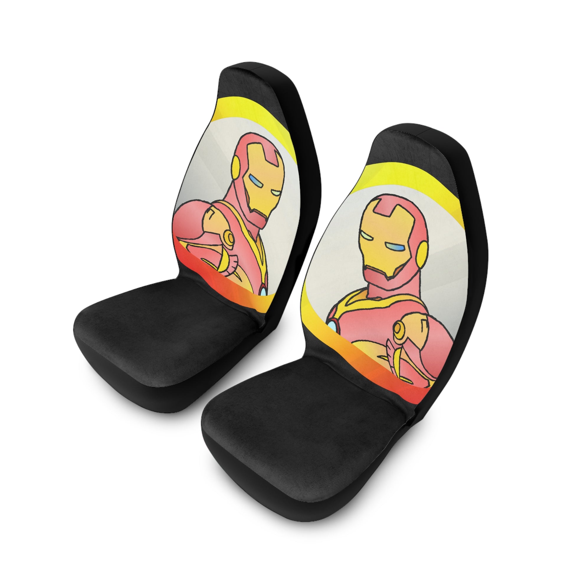 Iron man  Polyester Car Seat Covers (8540523823423)