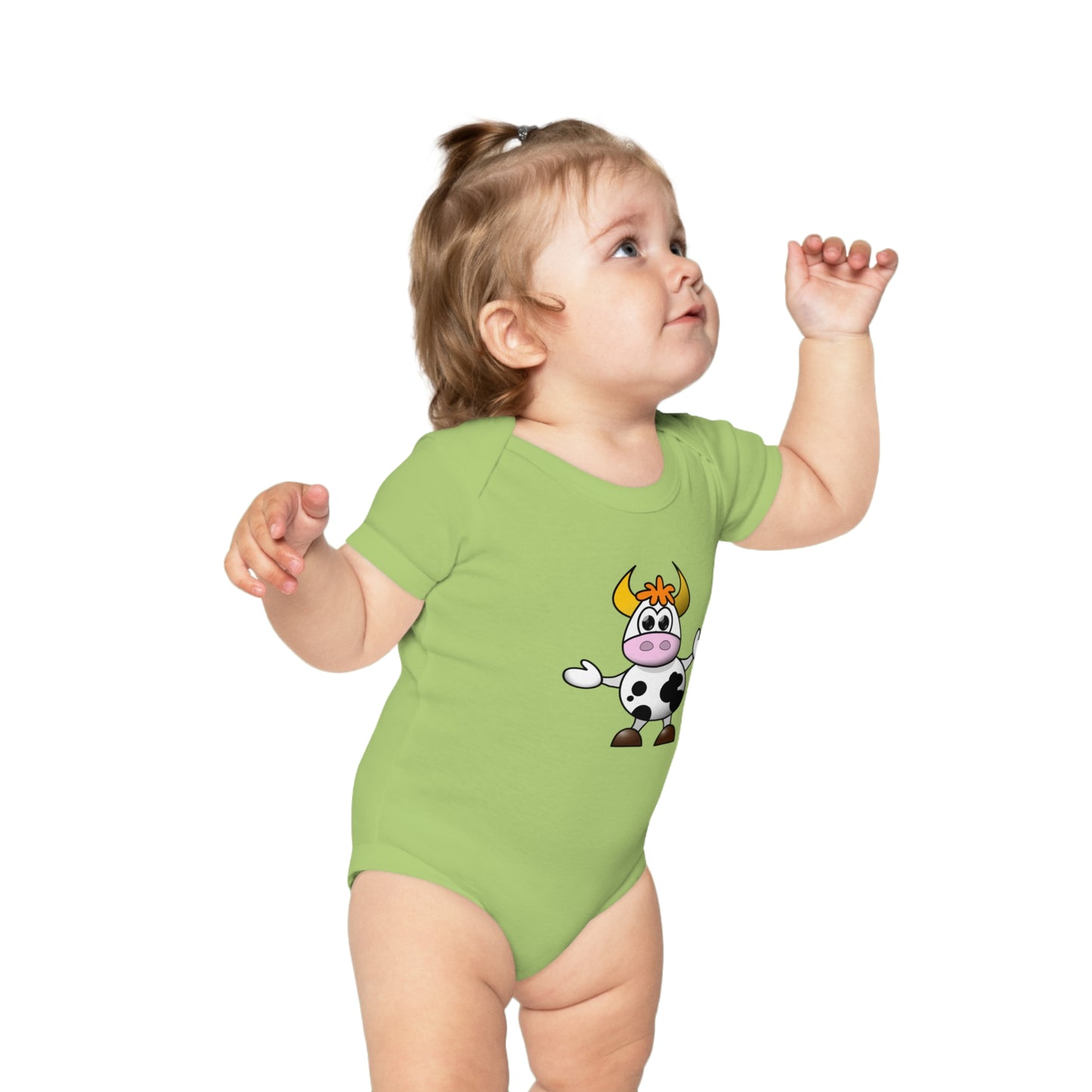 Combed Cotton Baby Bodysuit (9213357261119)