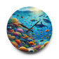 Ocean Acrylic Clock (9726630035775)
