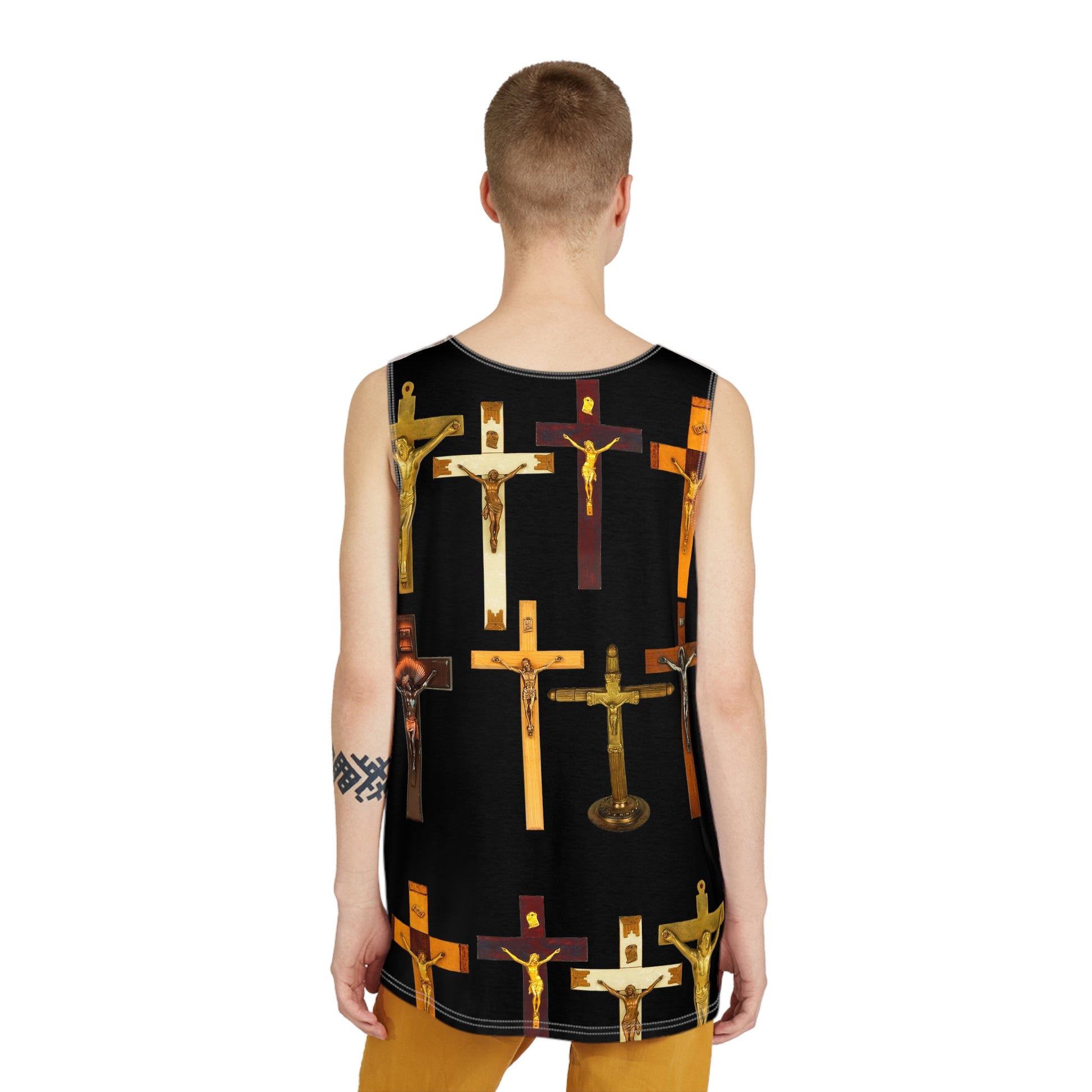 Jesus        Men's All Over Print Tank (8507810742591)