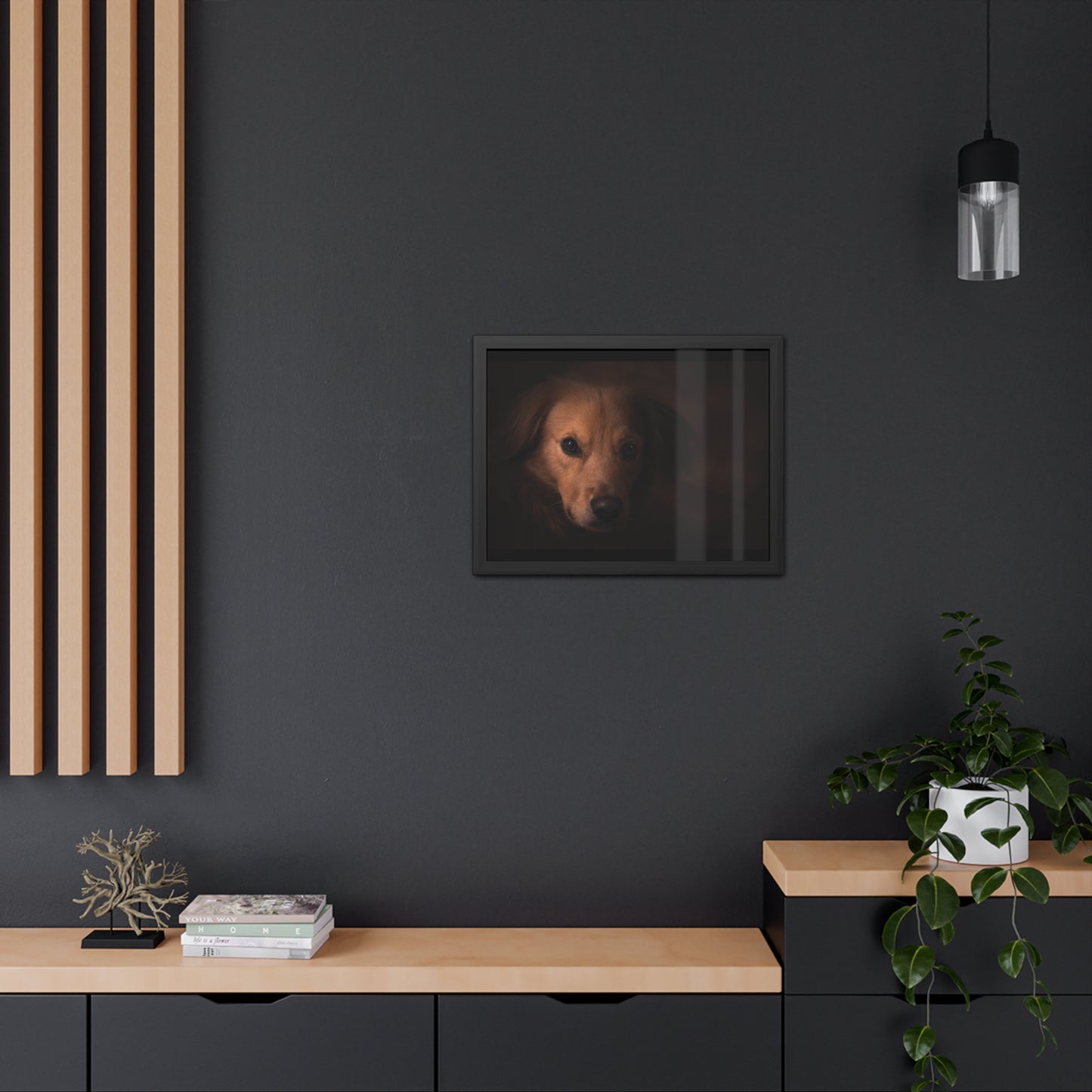 One eye dog    Framed Poster, Horizontal (8543794299199)