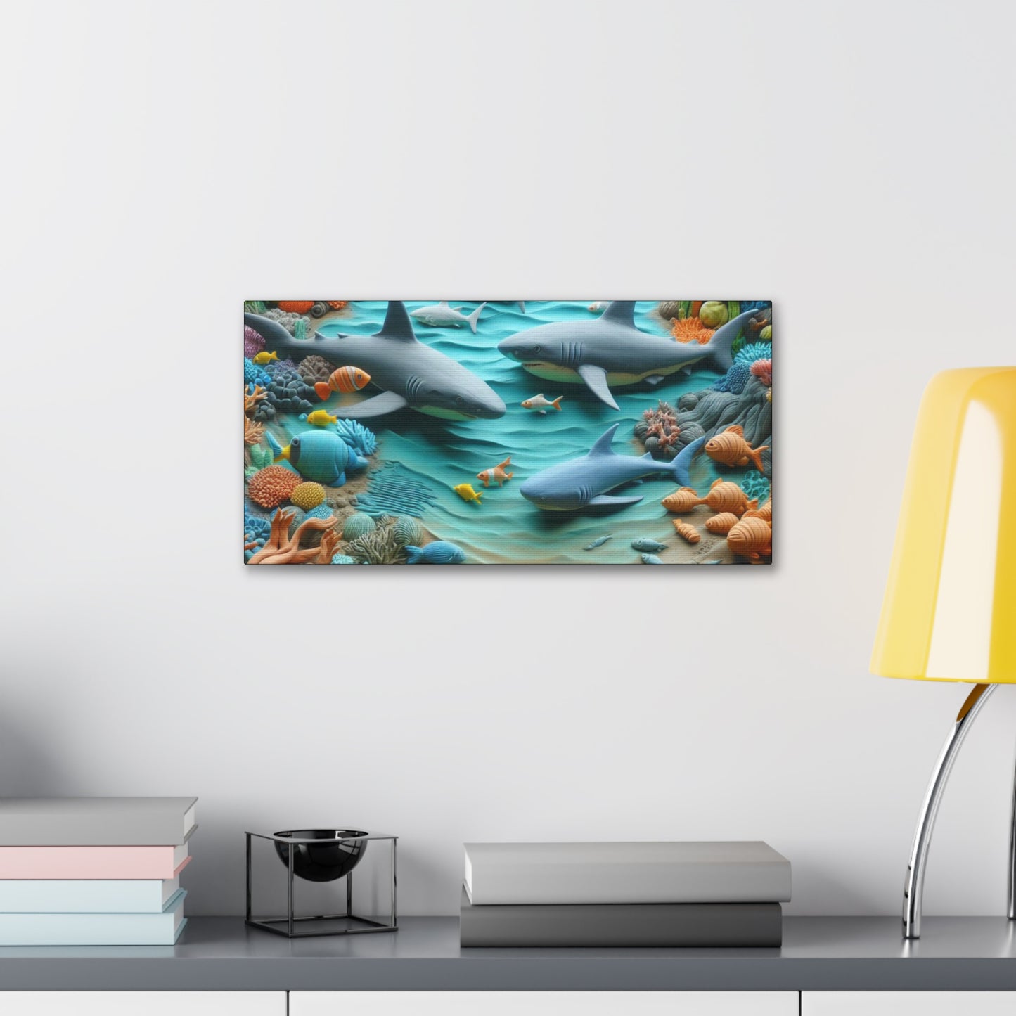 Canvas Gallery Wraps Ocean Clay Art Wall Decor (9726600708415)