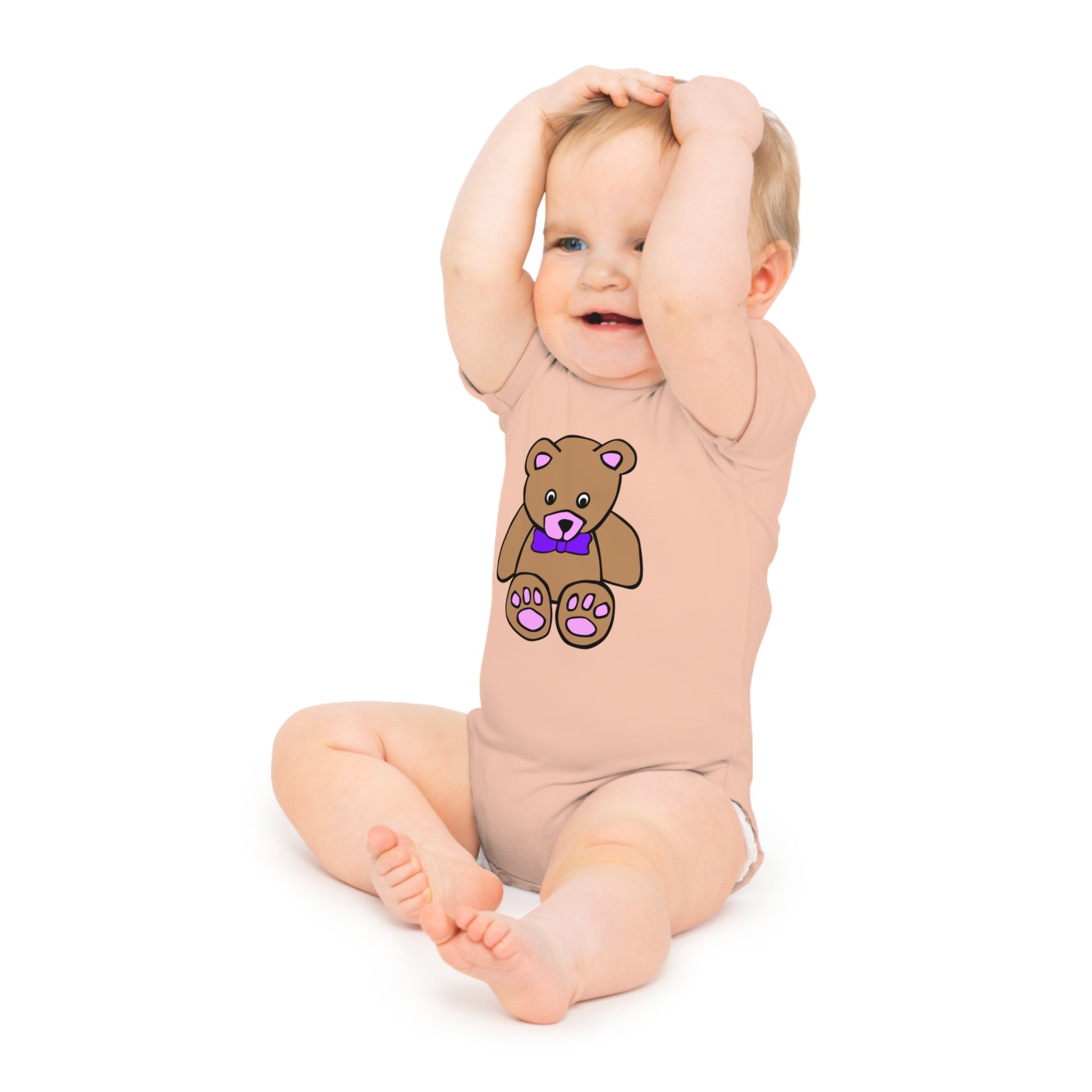 Baby Short Sleeve Bodysuit (9213356474687)