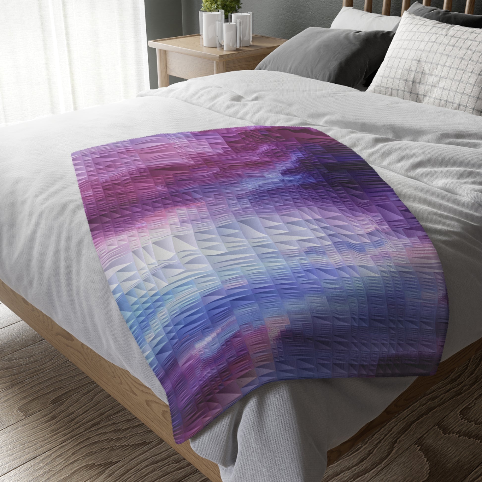 Spectrum     Velveteen Minky Blanket (Two-sided print) (8543825166655)