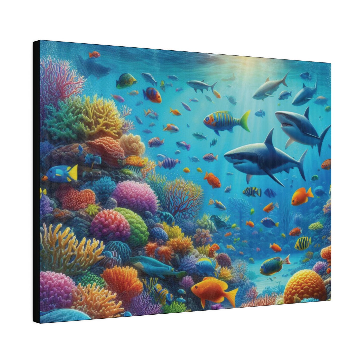 Canvas Wall Art Ocean View Matte (9726628167999)